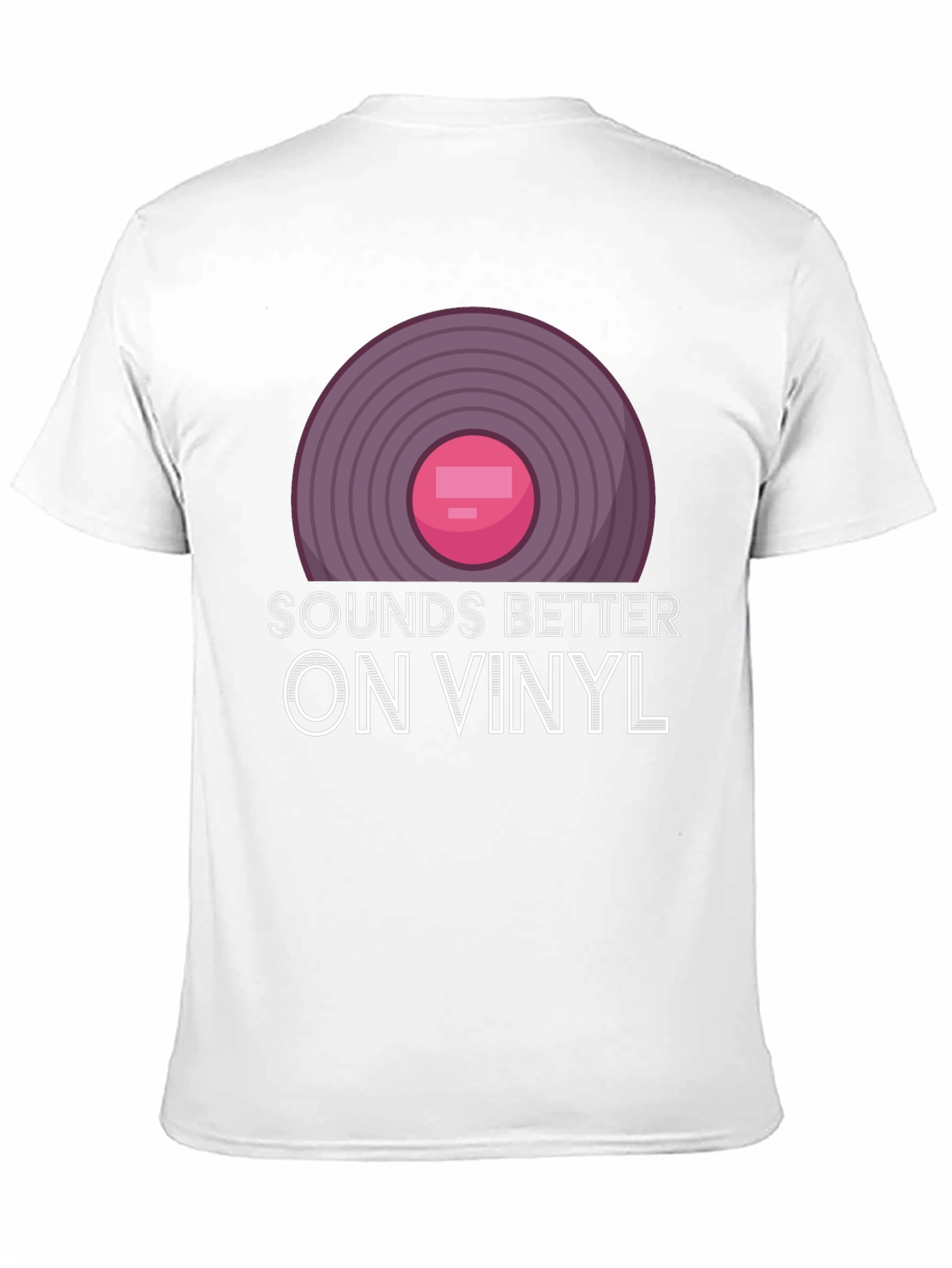 Sounds Better On Vinyl Black T-Shirt