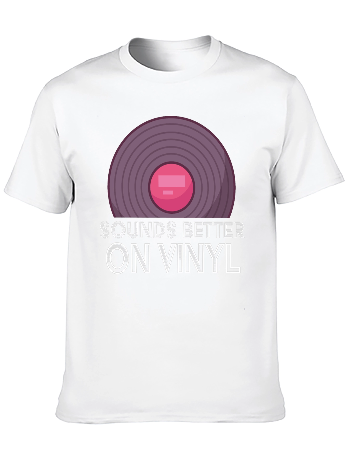 Sounds Better On Vinyl Black T-Shirt
