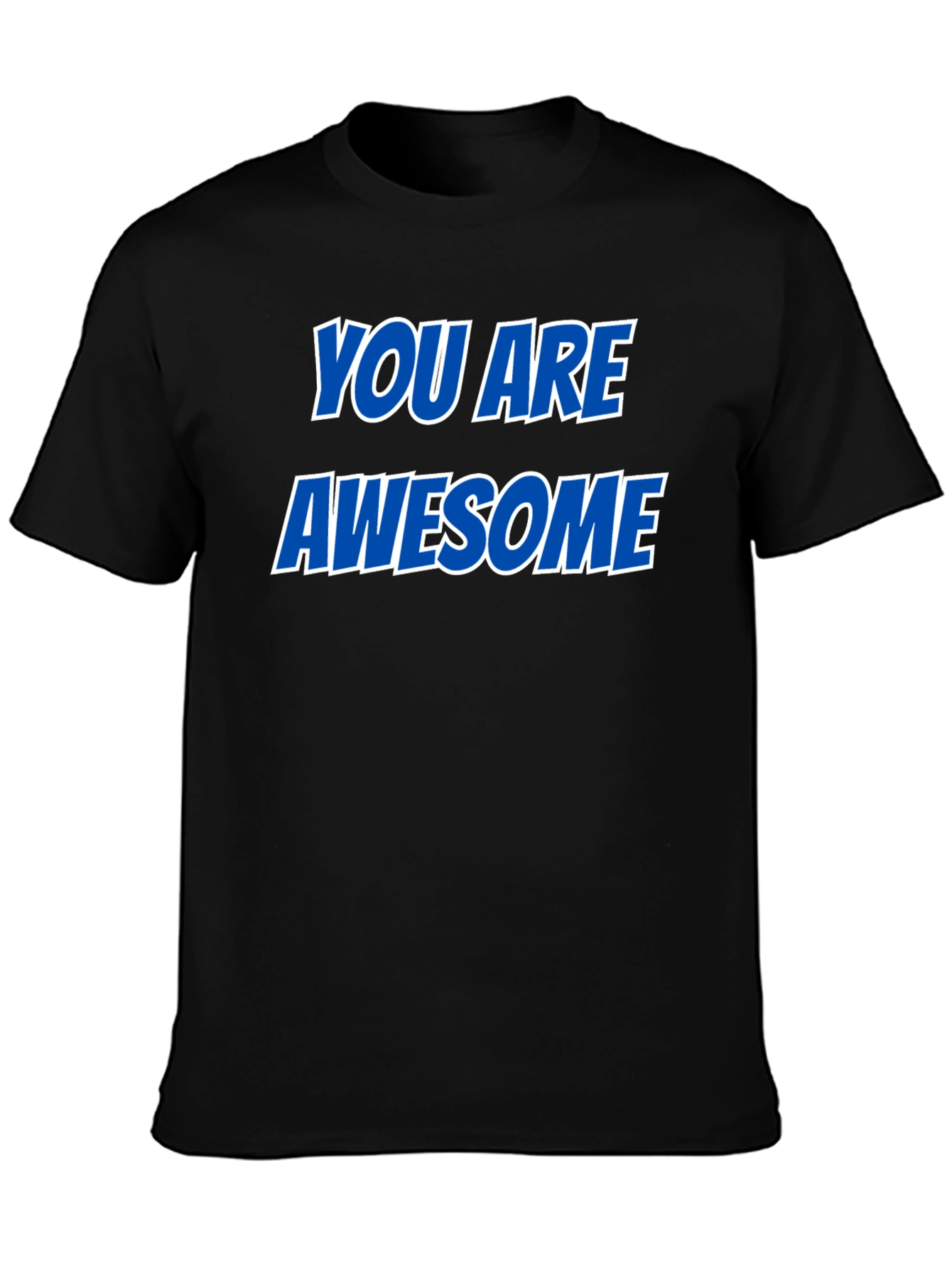 You Are Awesome Graphic Tee - Black