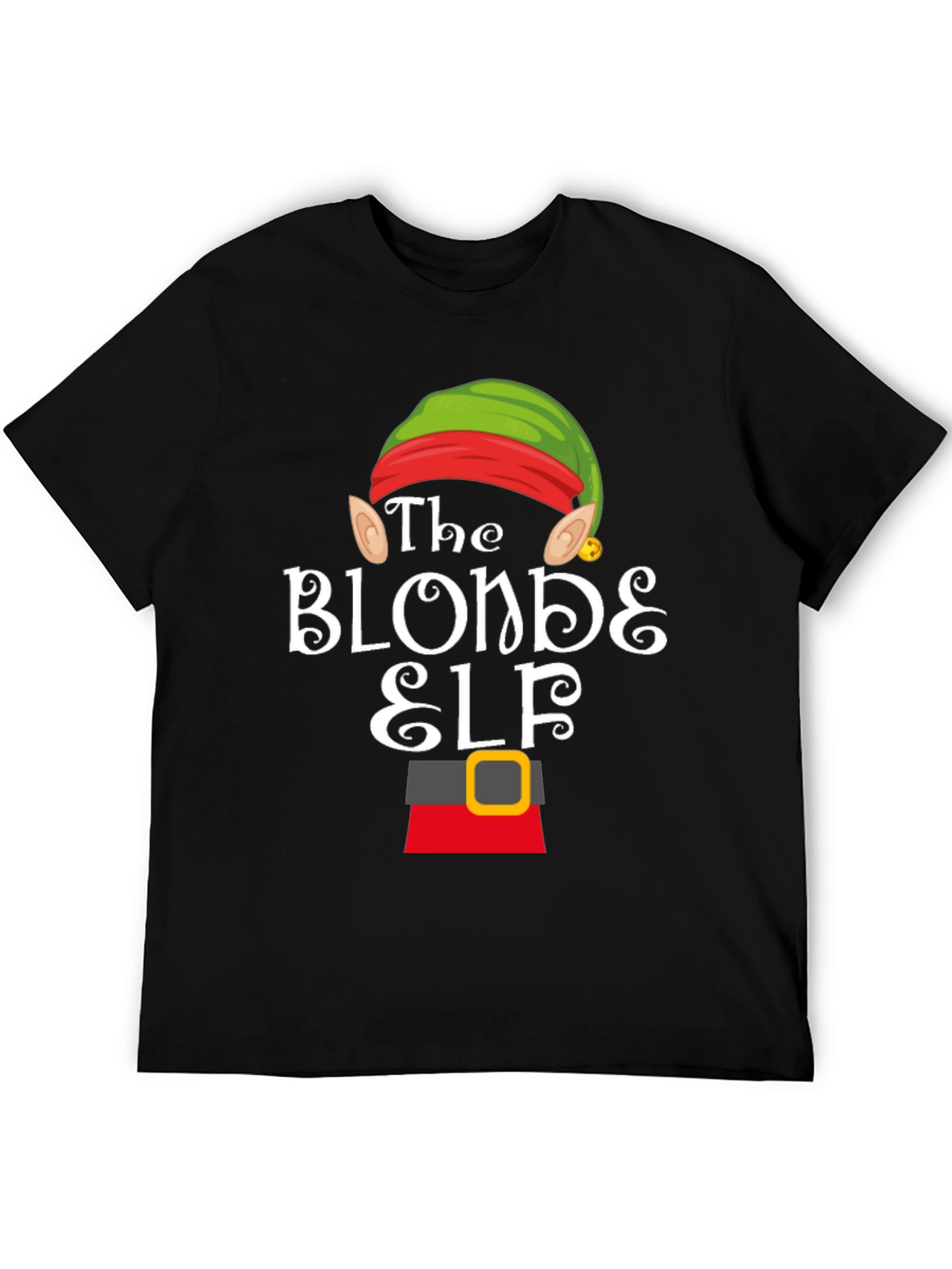 The Blonde Elf Christmas T-Shirt - Festive Holiday Apparel
