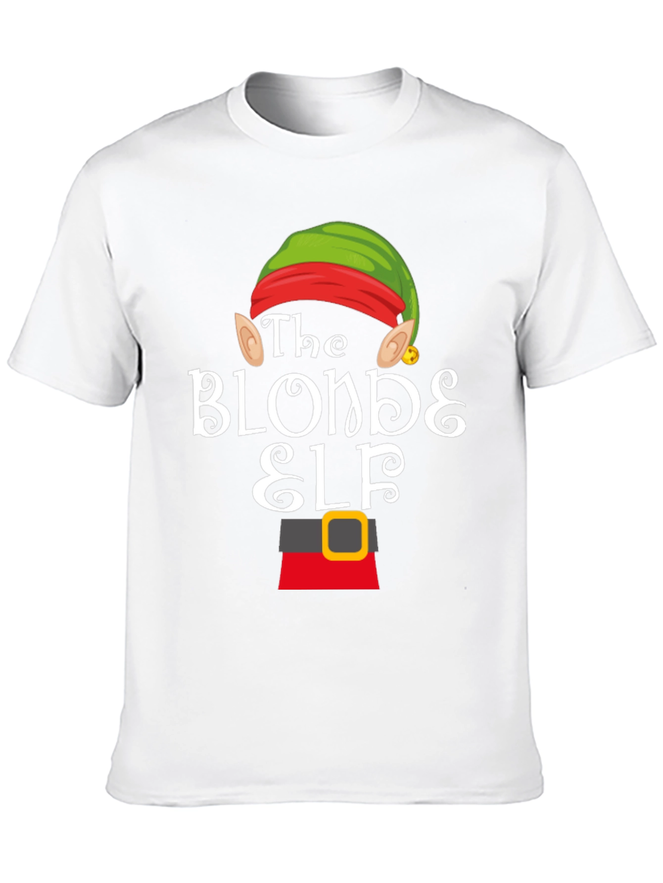 The Blonde Elf Christmas T-Shirt - Festive Holiday Apparel
