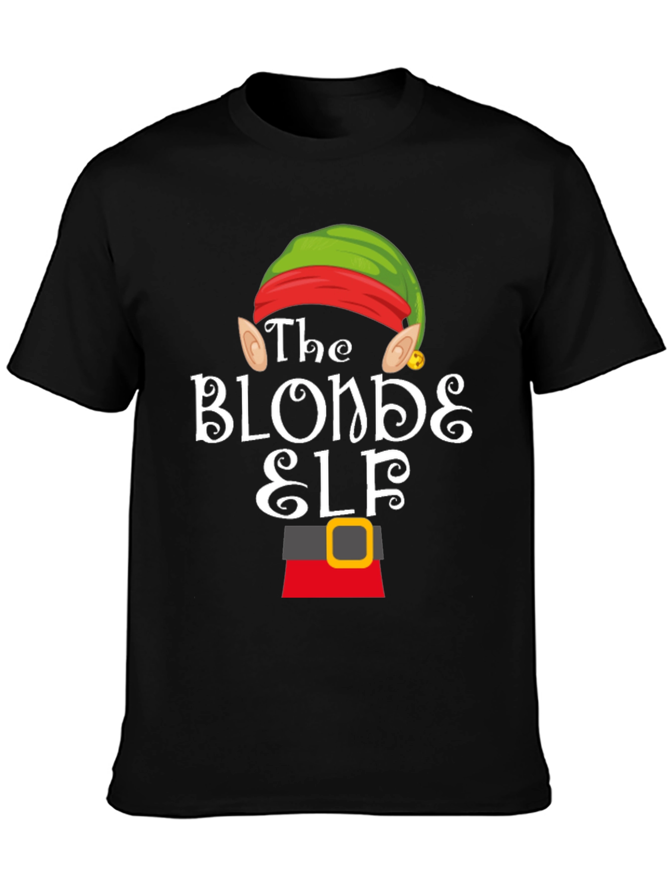 The Blonde Elf Christmas T-Shirt - Festive Holiday Apparel