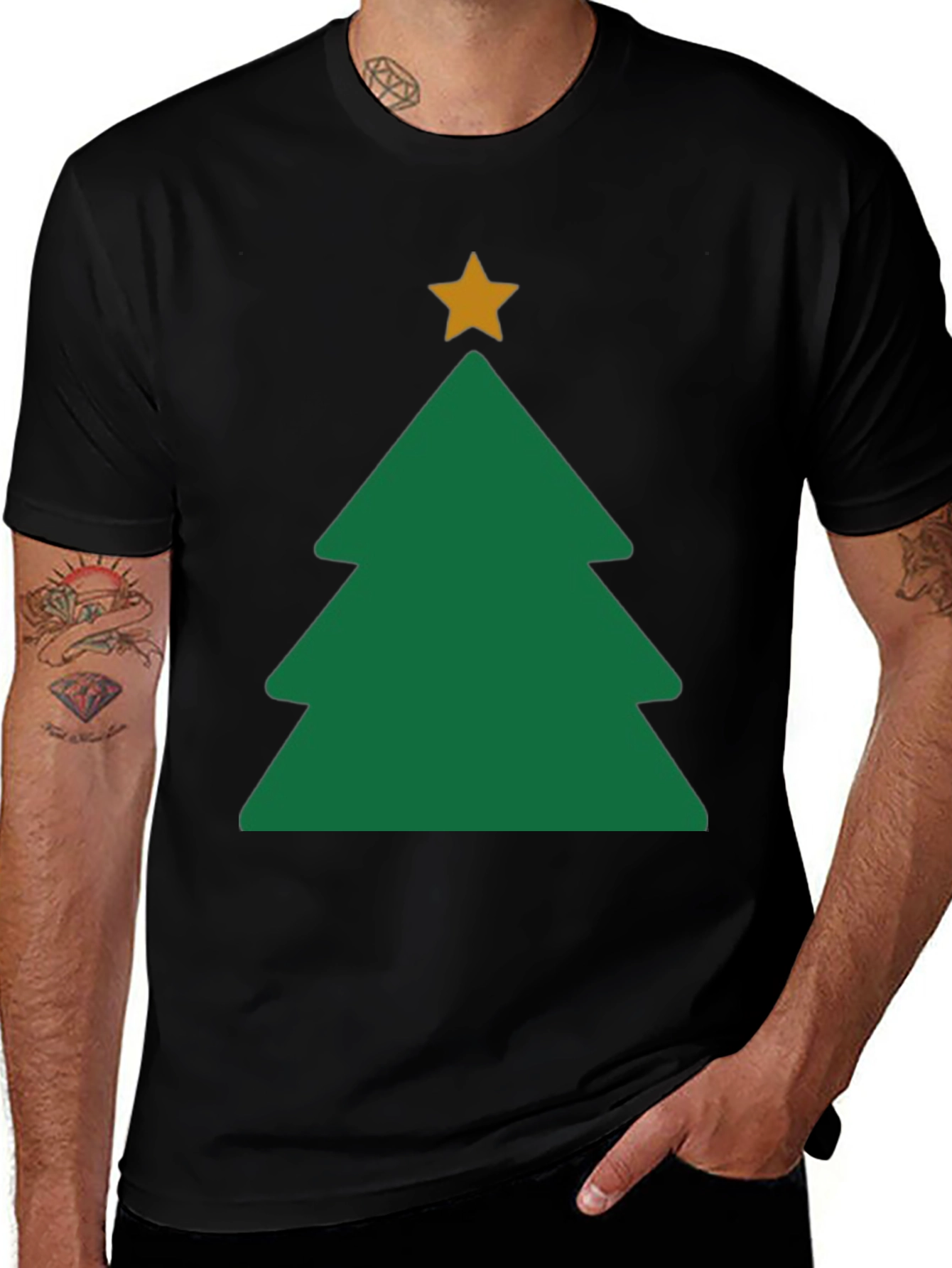 Christmas Tree Graphic Tee - Holiday Style!