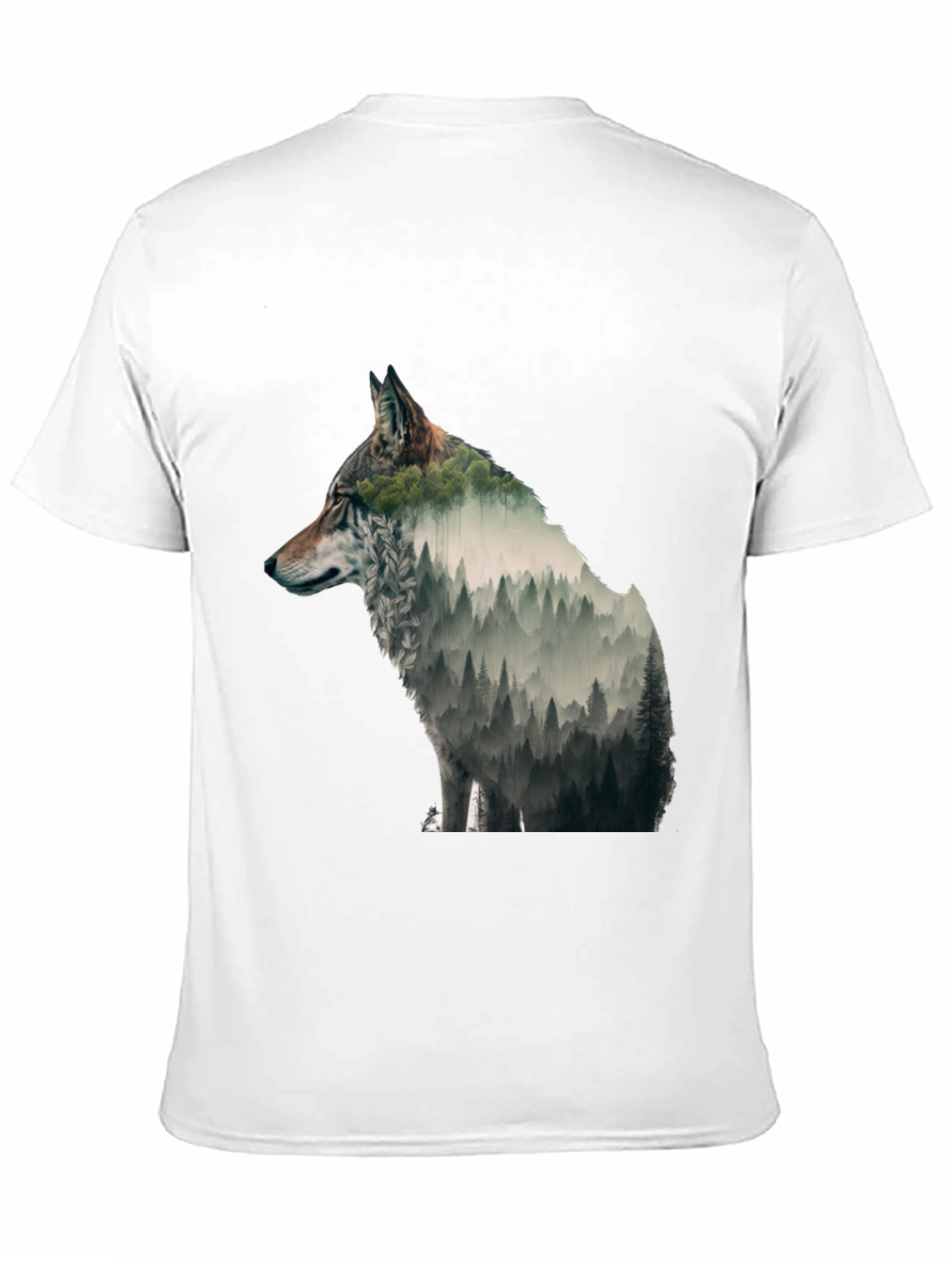 Wolf Forest Graphic Tee - Nature Inspired Design