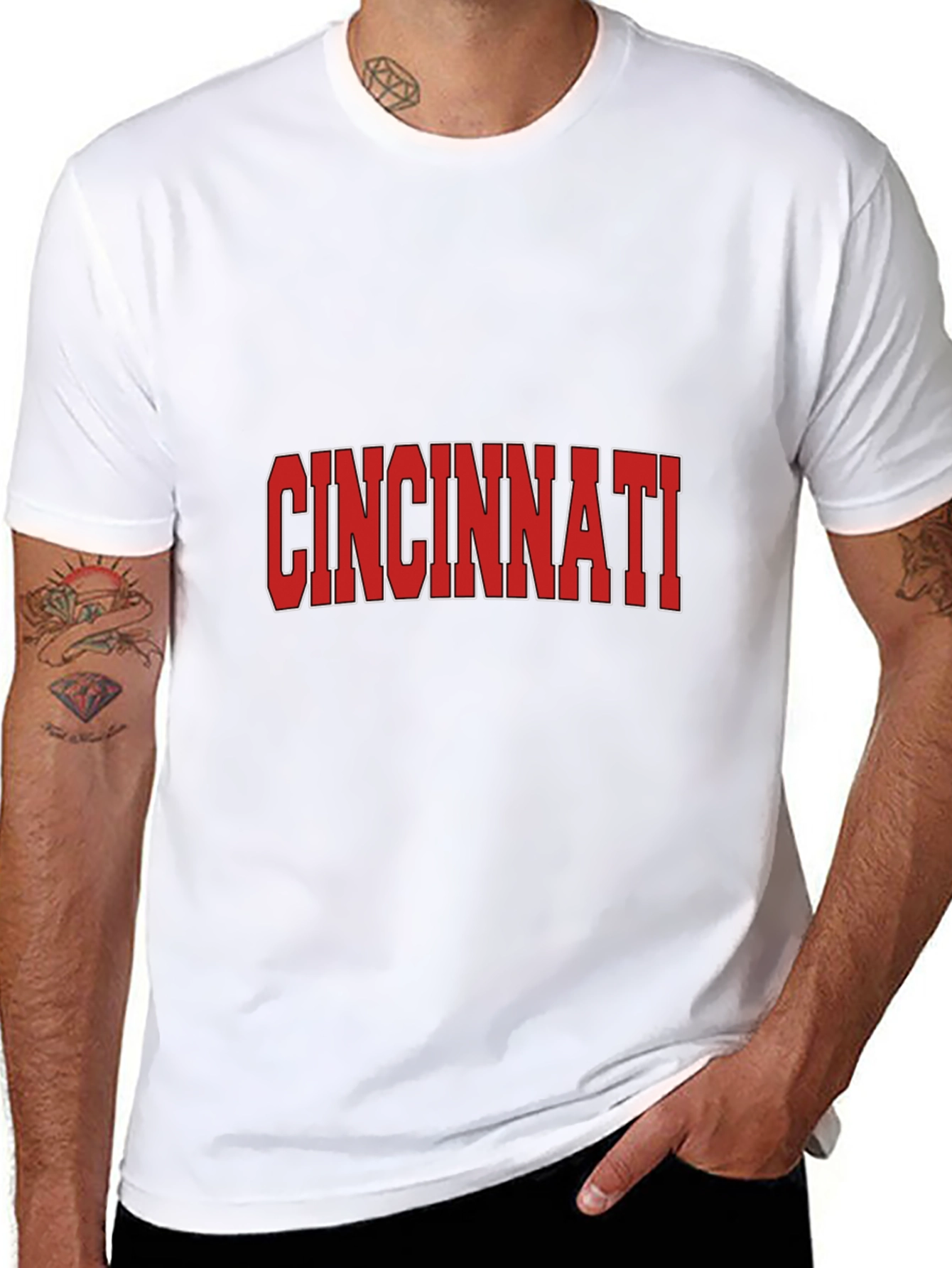 Cincinnati Graphic Tee - Black T-Shirt
