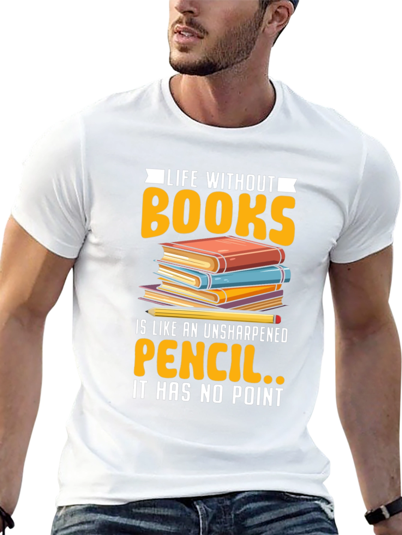 Life Without Books Graphic Tee