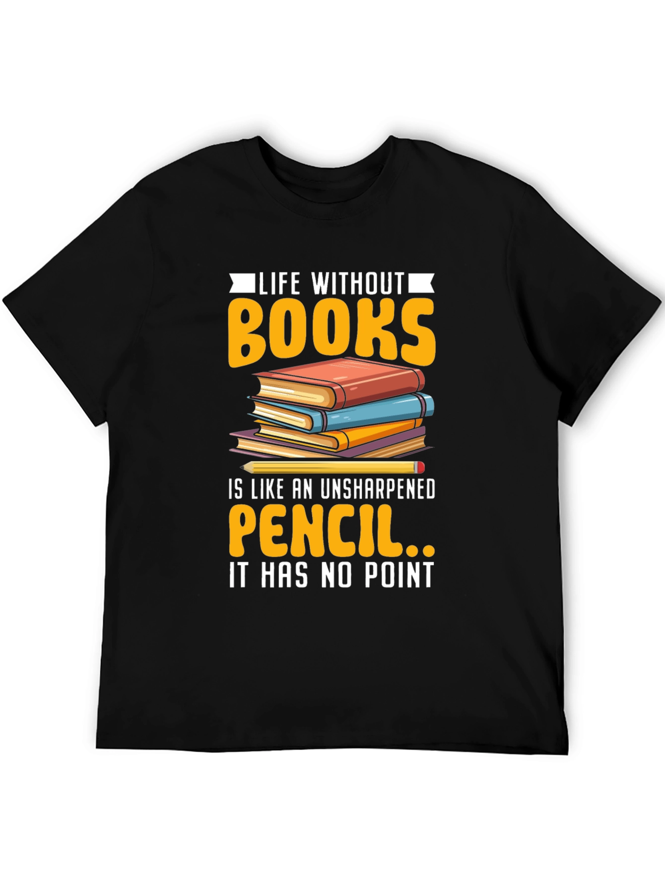 Life Without Books Graphic Tee