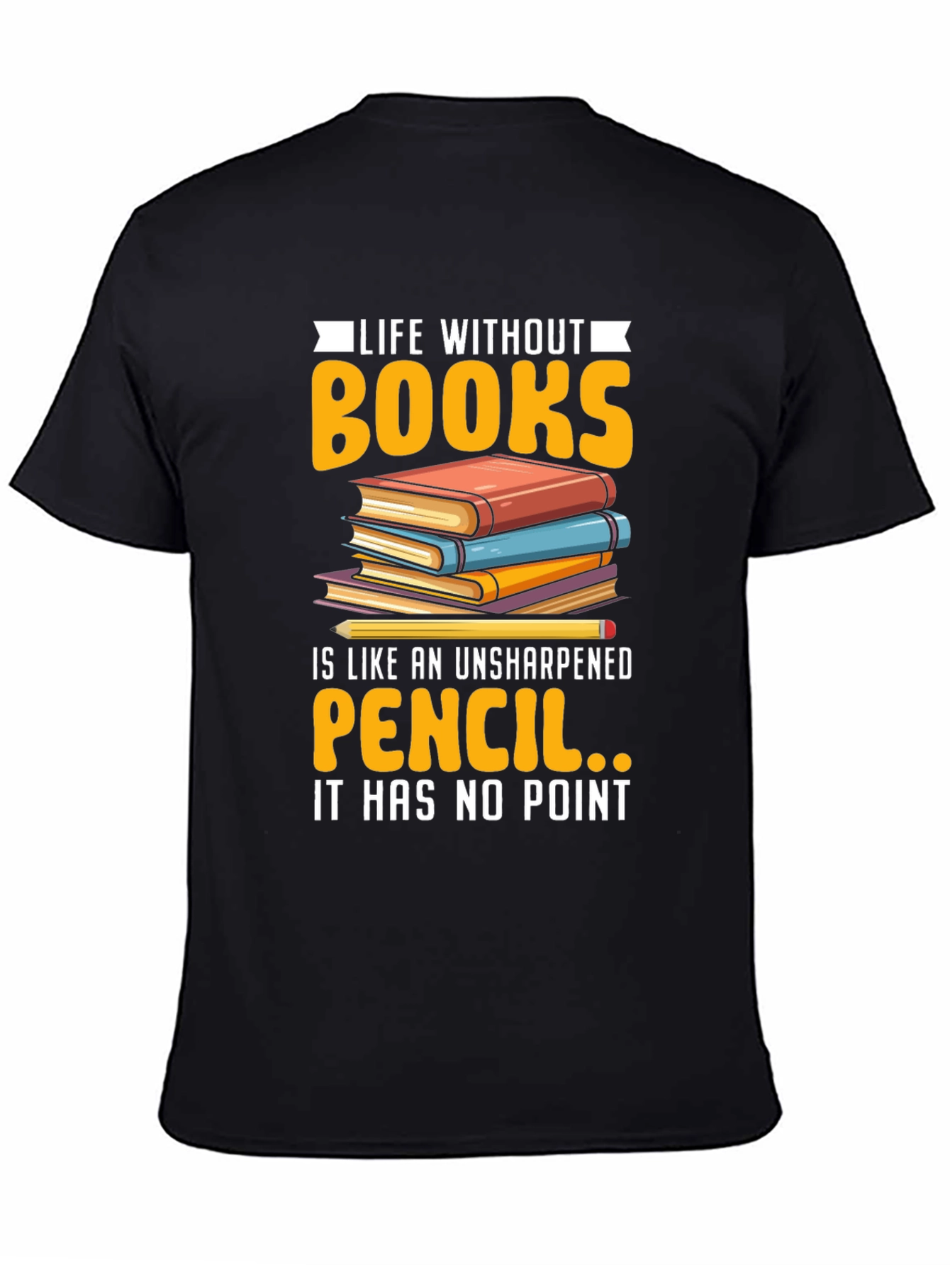 Life Without Books Graphic Tee