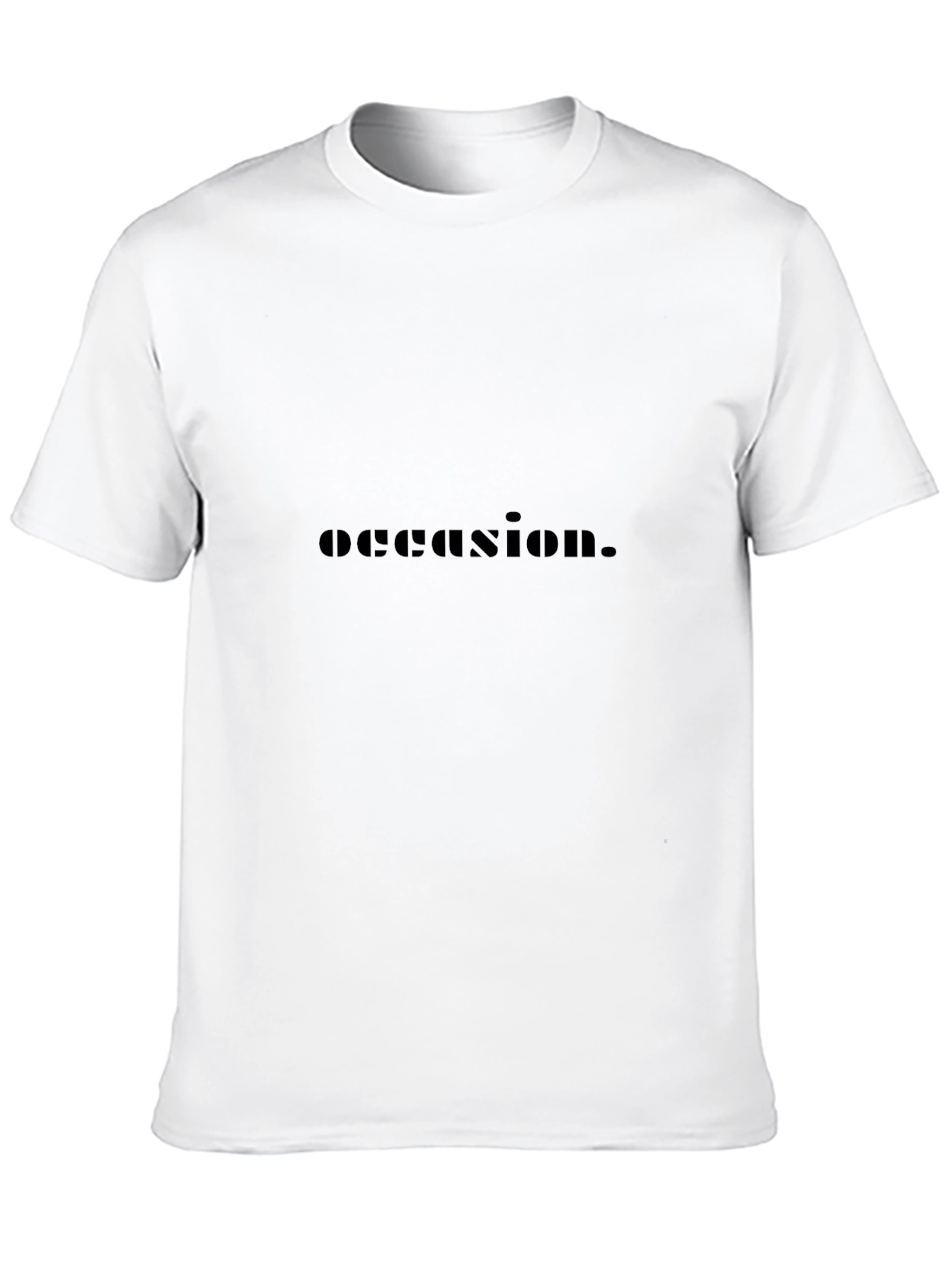 Occasion Black T-Shirt