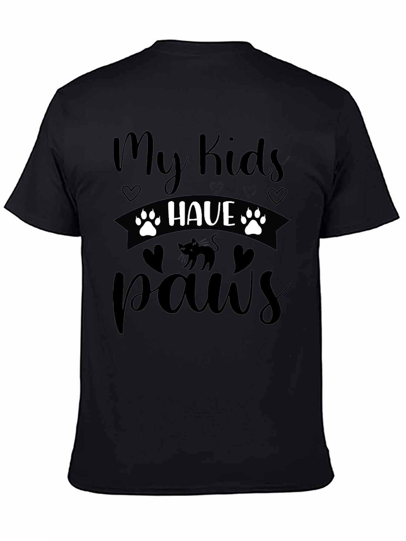 My Kids Have Paws Cat T-Shirt