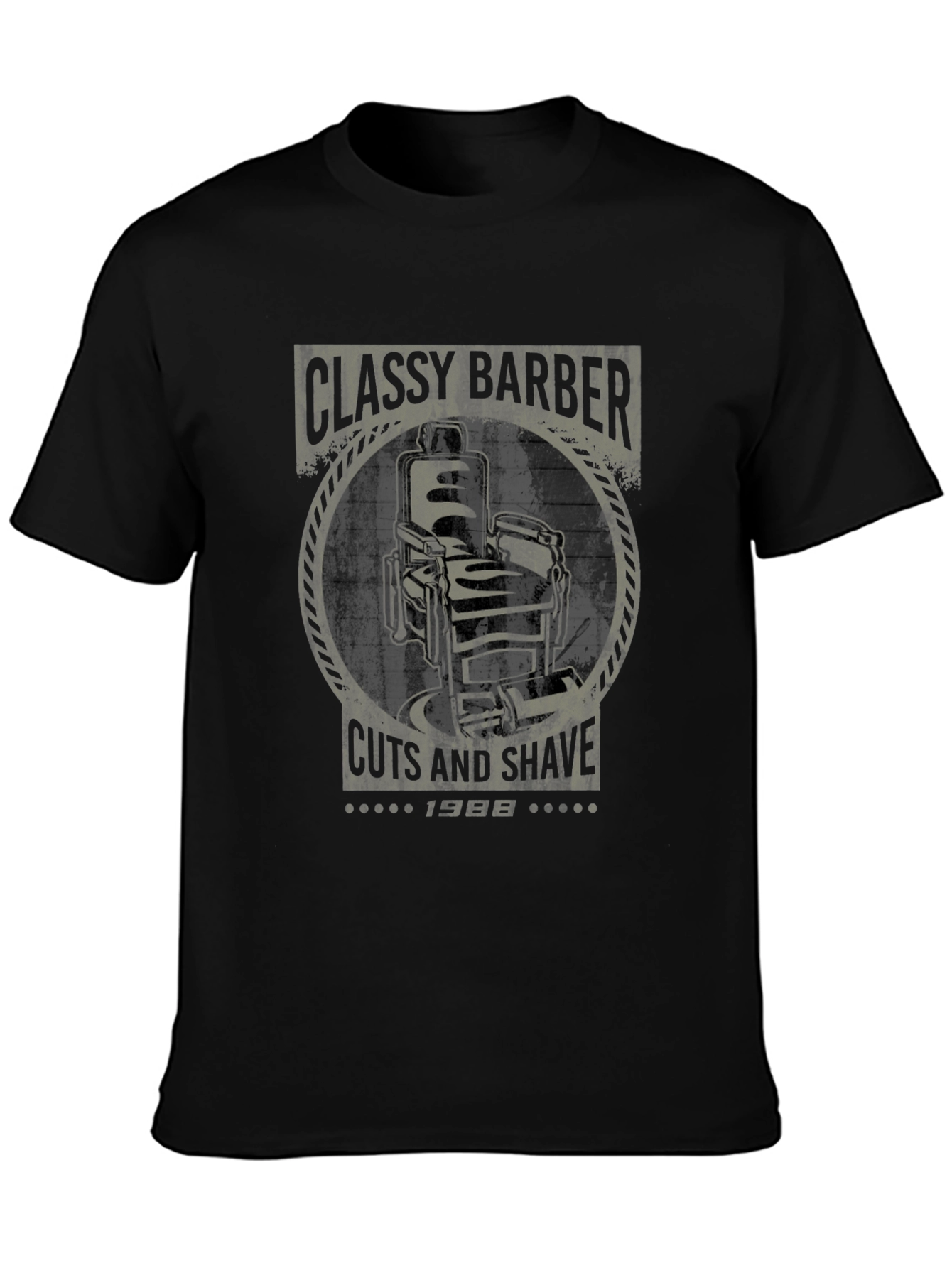 Classy Barber Graphic Tee - Cuts and Shave T-Shirt