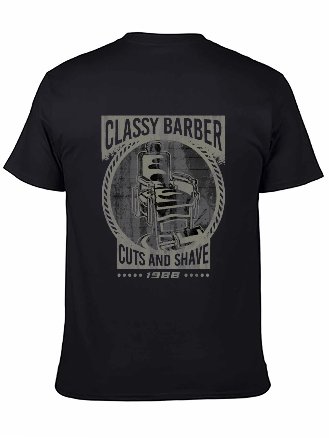 Classy Barber Graphic Tee - Cuts and Shave T-Shirt