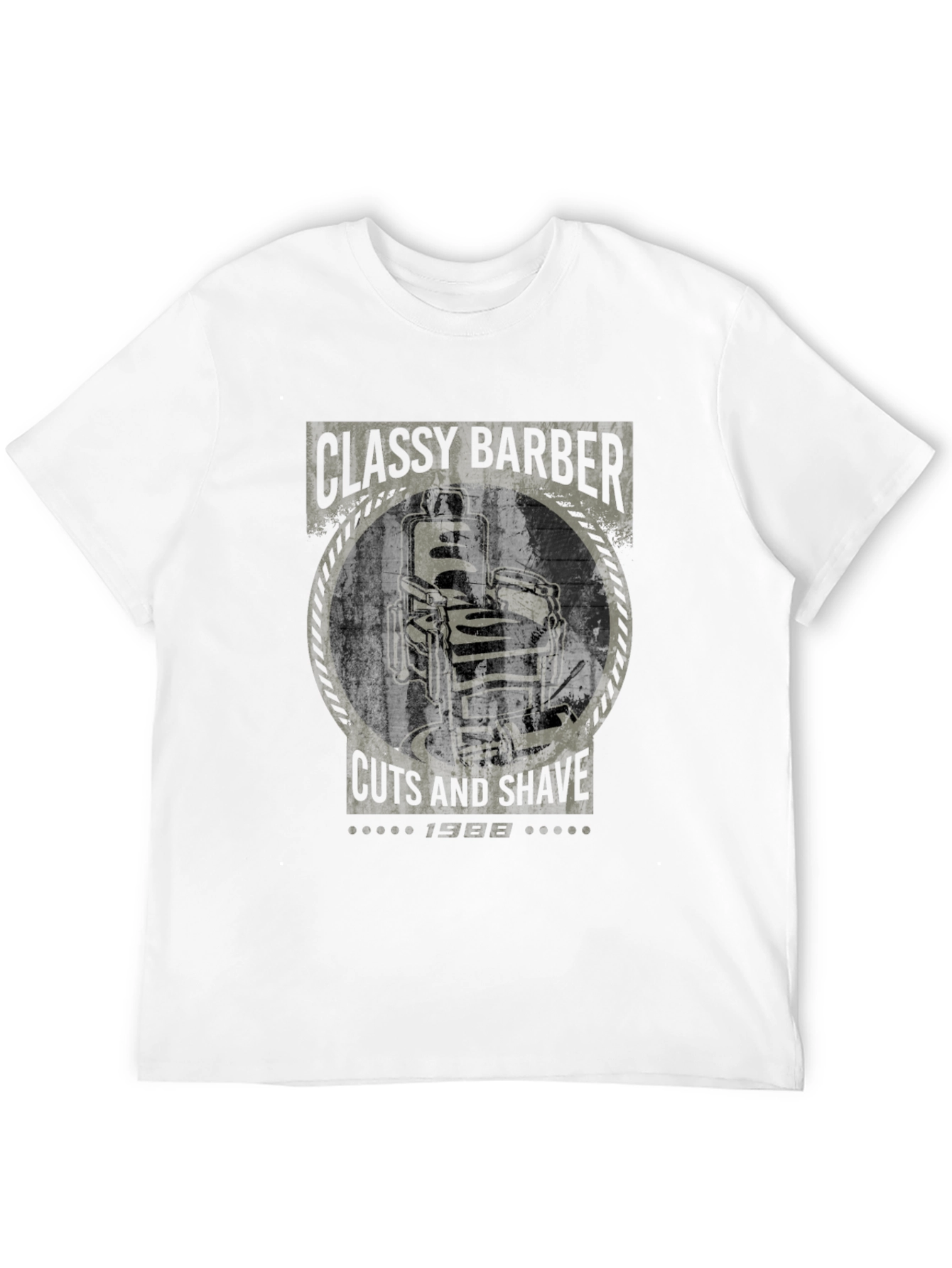 Classy Barber Graphic Tee - Cuts and Shave T-Shirt