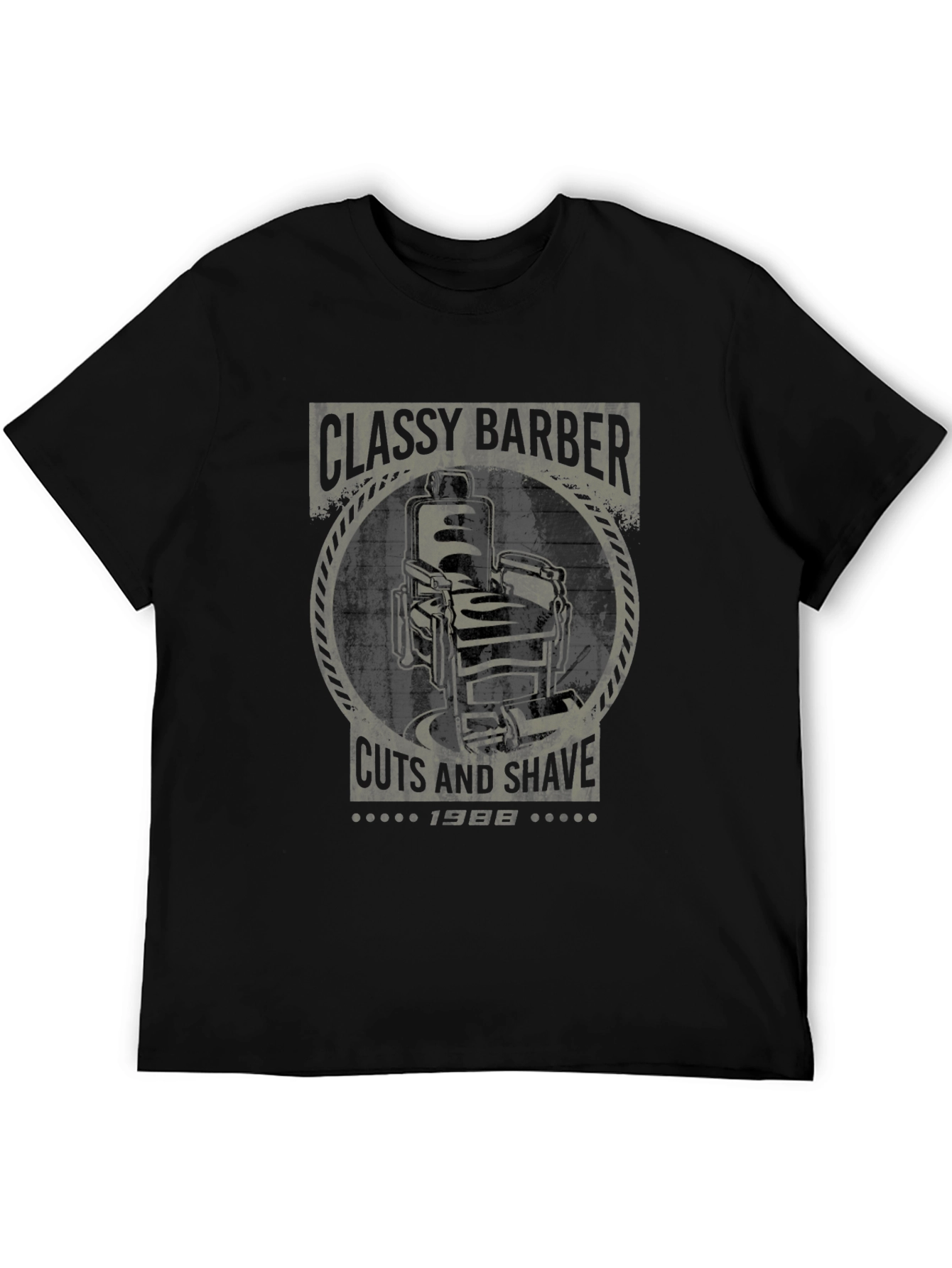 Classy Barber Graphic Tee - Cuts and Shave T-Shirt