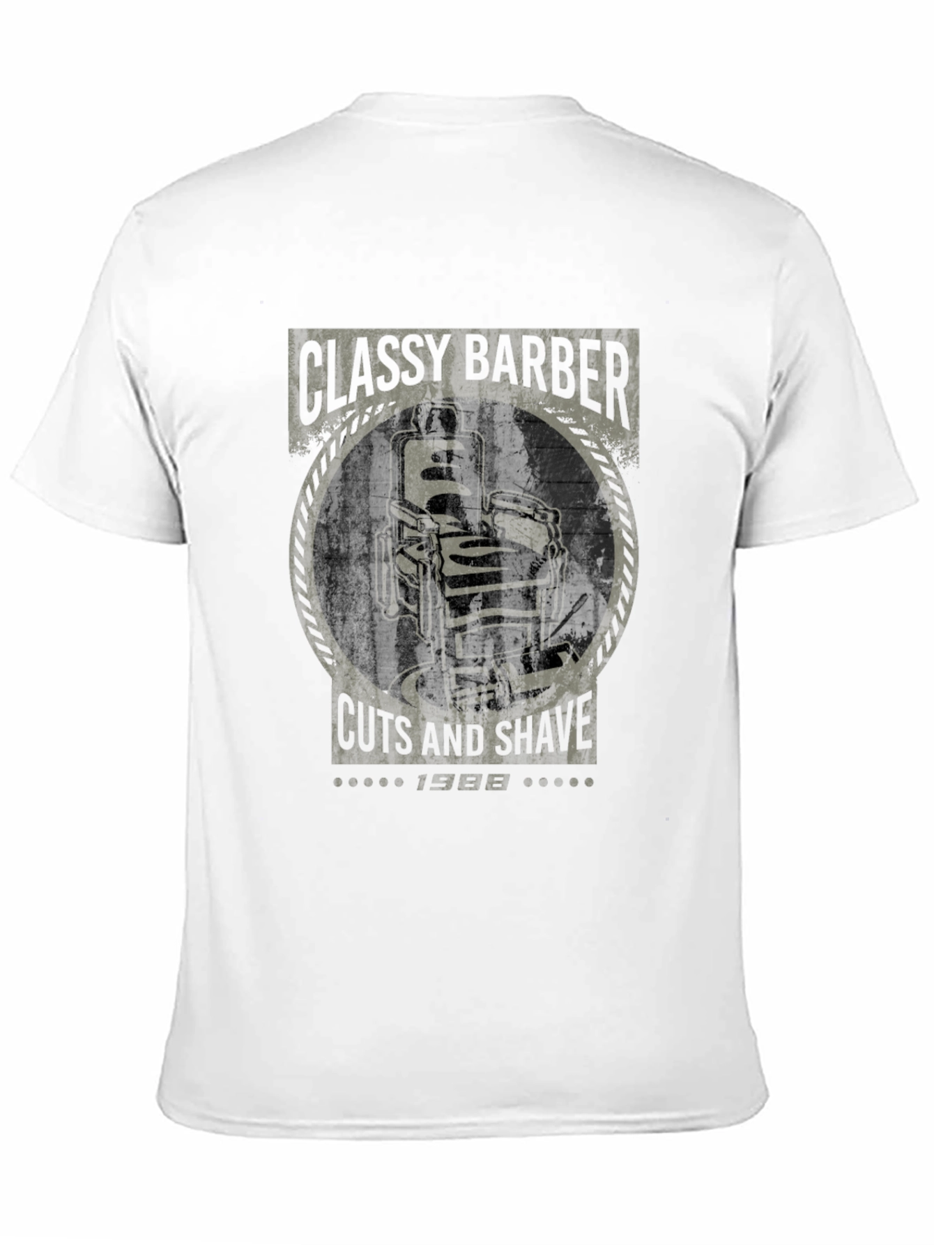 Classy Barber Graphic Tee - Cuts and Shave T-Shirt