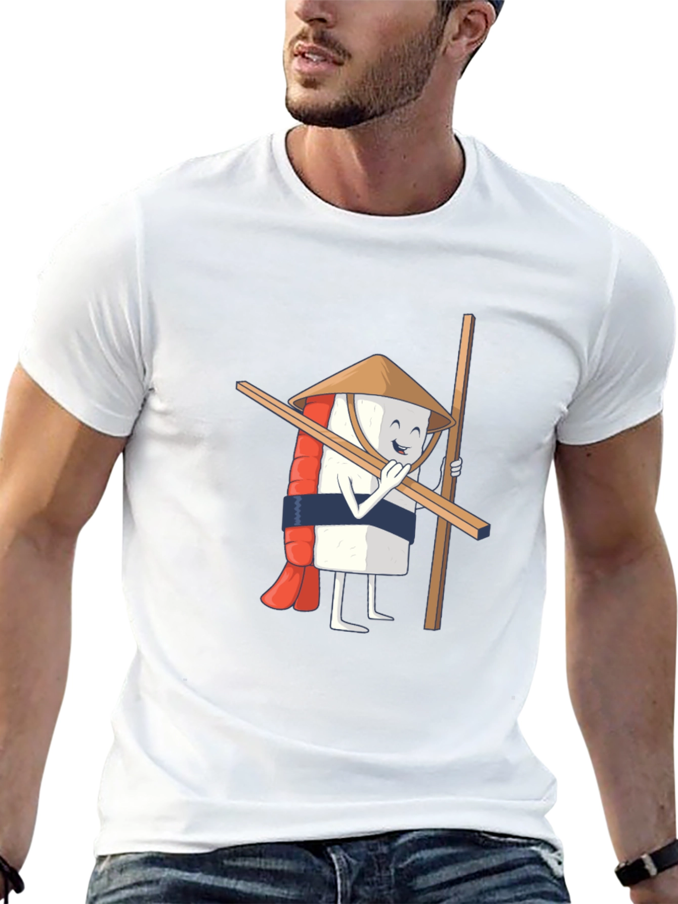 Sushi Samurai Graphic T-Shirt