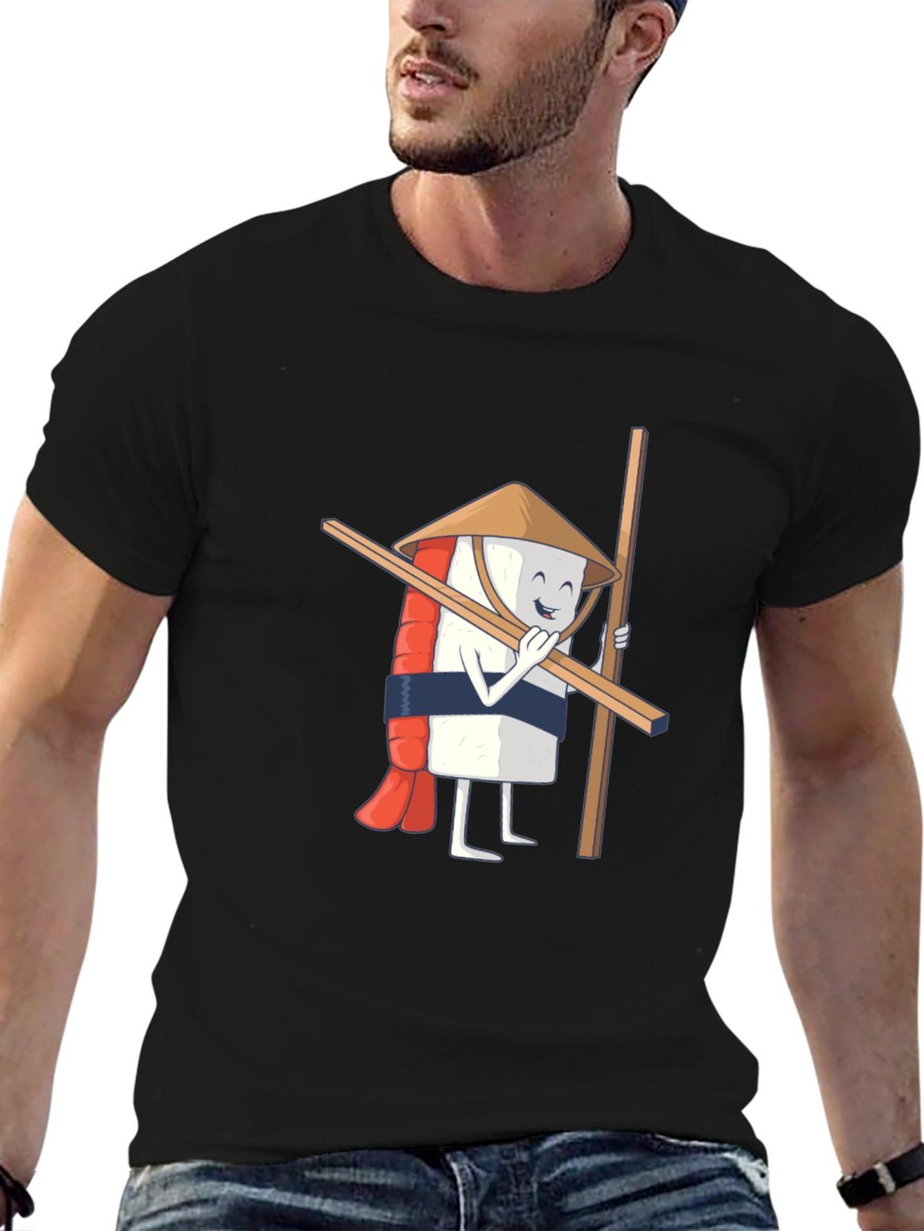 Sushi Samurai Graphic T-Shirt