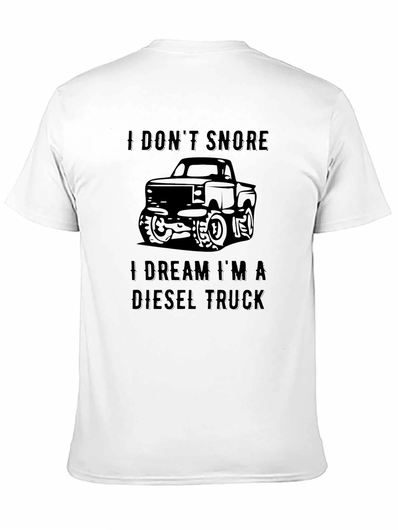 Diesel Truck Dream T-Shirt - Black Graphic Tee