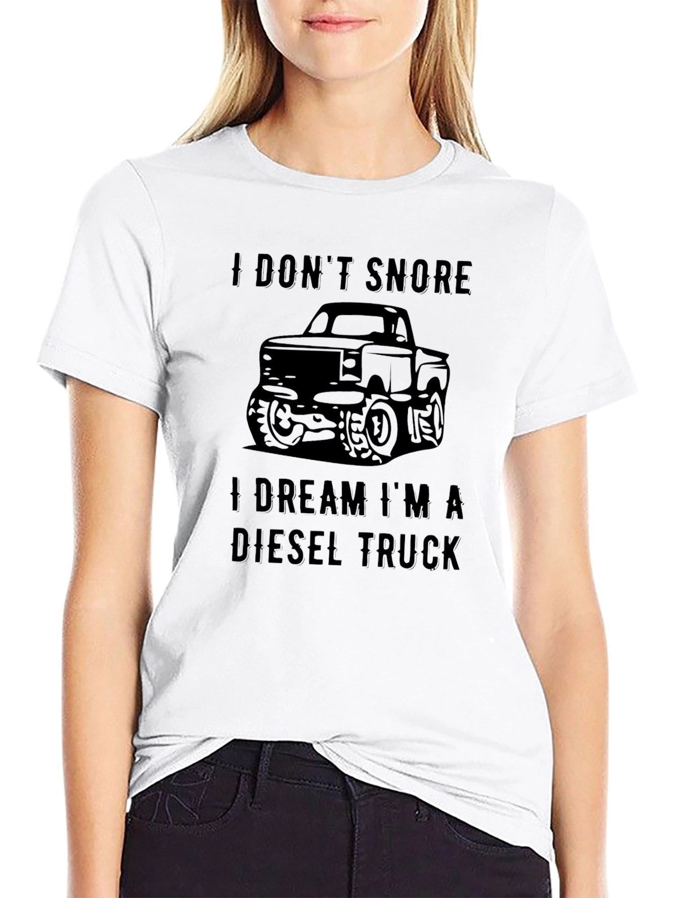 Diesel Truck Dream T-Shirt - Black Graphic Tee