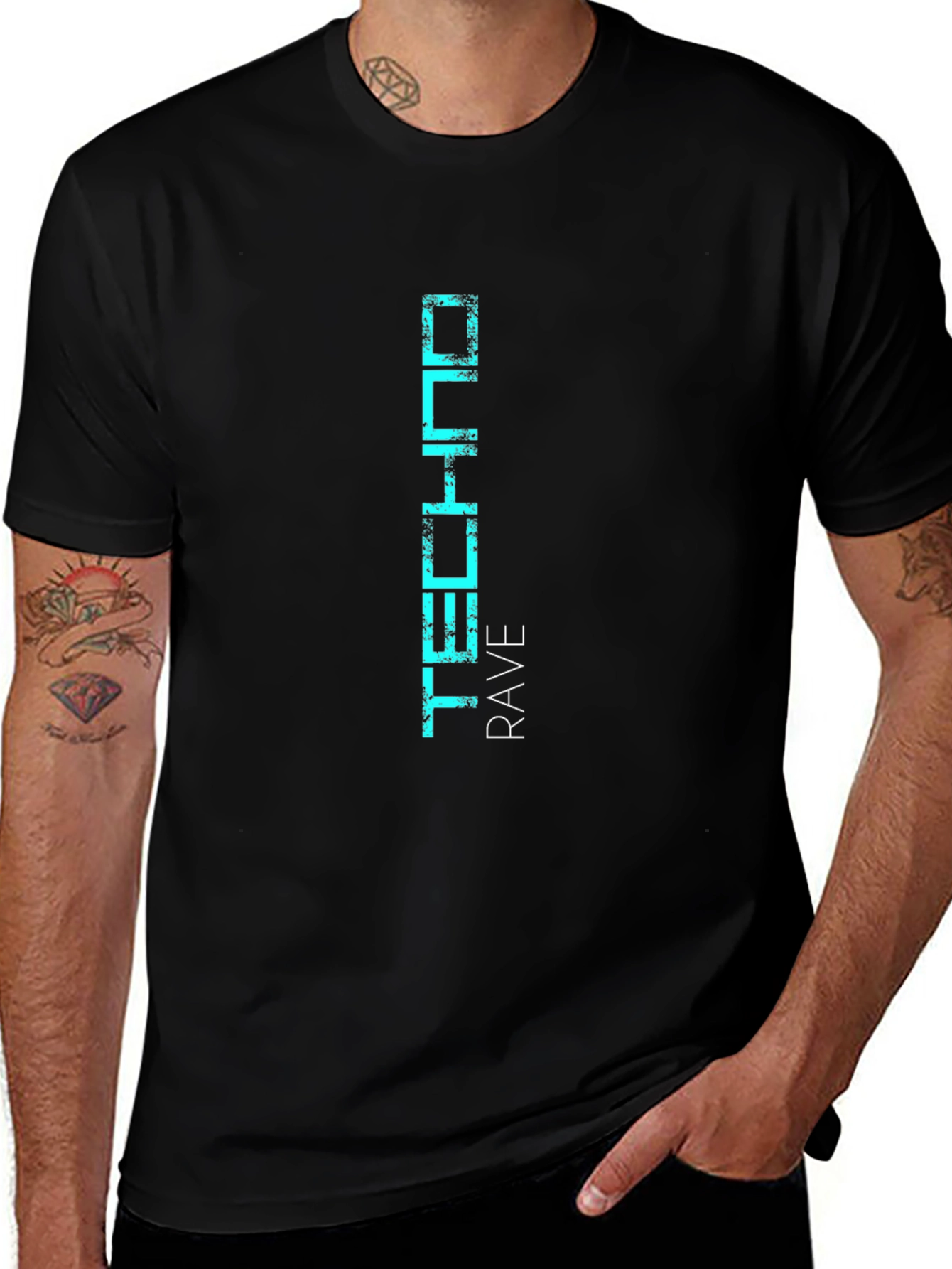 TECHNO RAVE Graphic T-Shirt