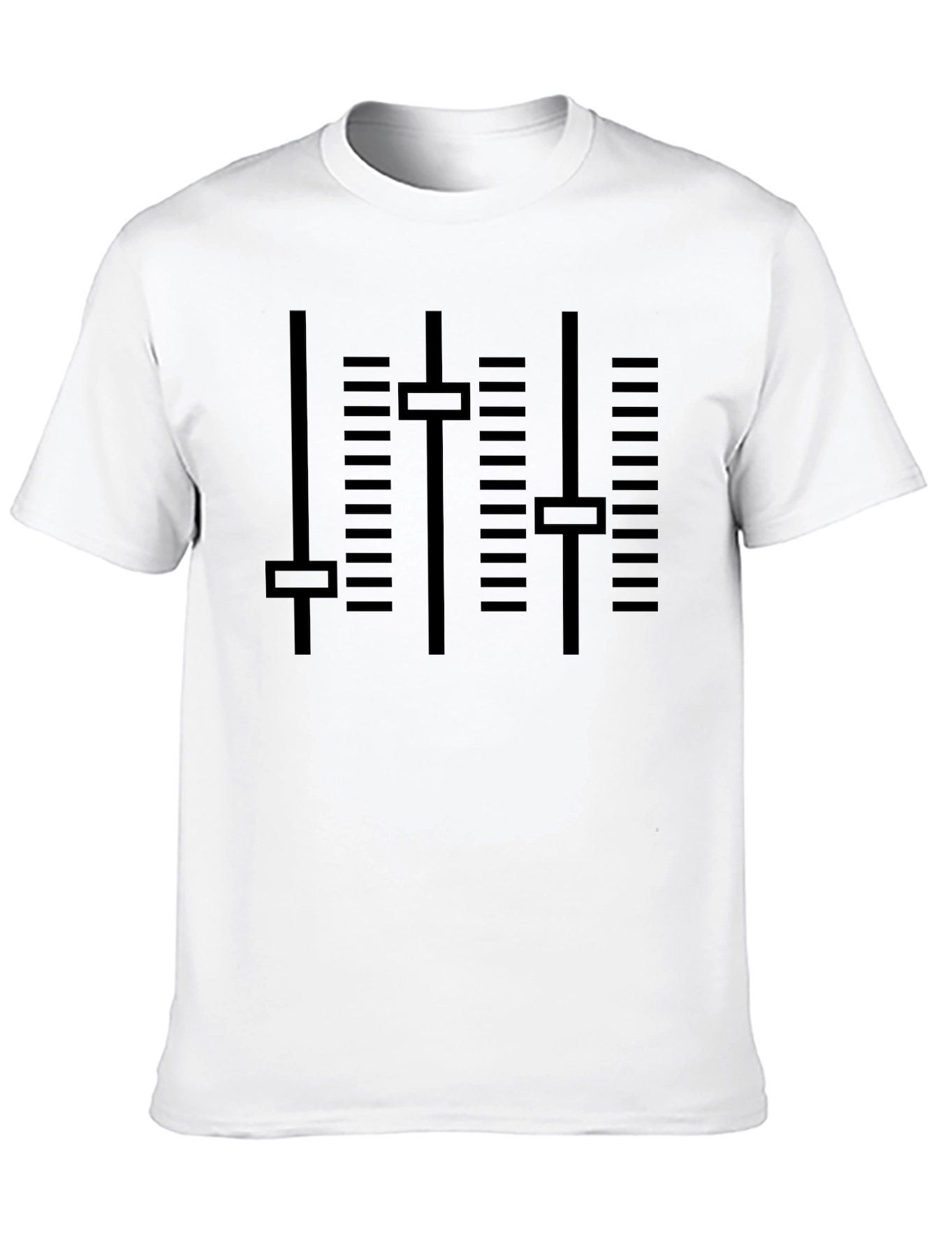 DJ Mixer Graphic Tee - Black Cotton T-Shirt