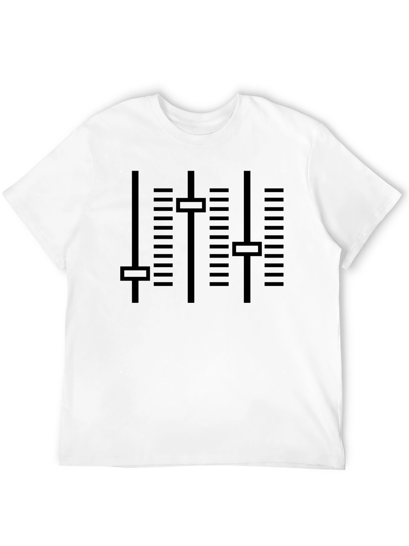 DJ Mixer Graphic Tee - Black Cotton T-Shirt