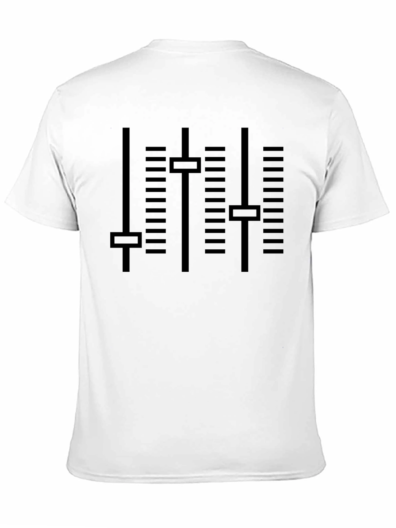 DJ Mixer Graphic Tee - Black Cotton T-Shirt