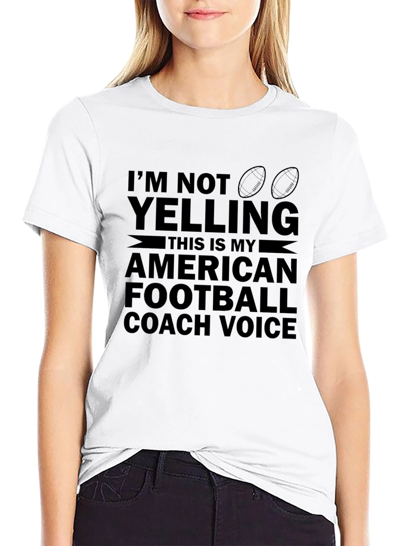 Football Coach Voice T-Shirt - Novelty Apparel