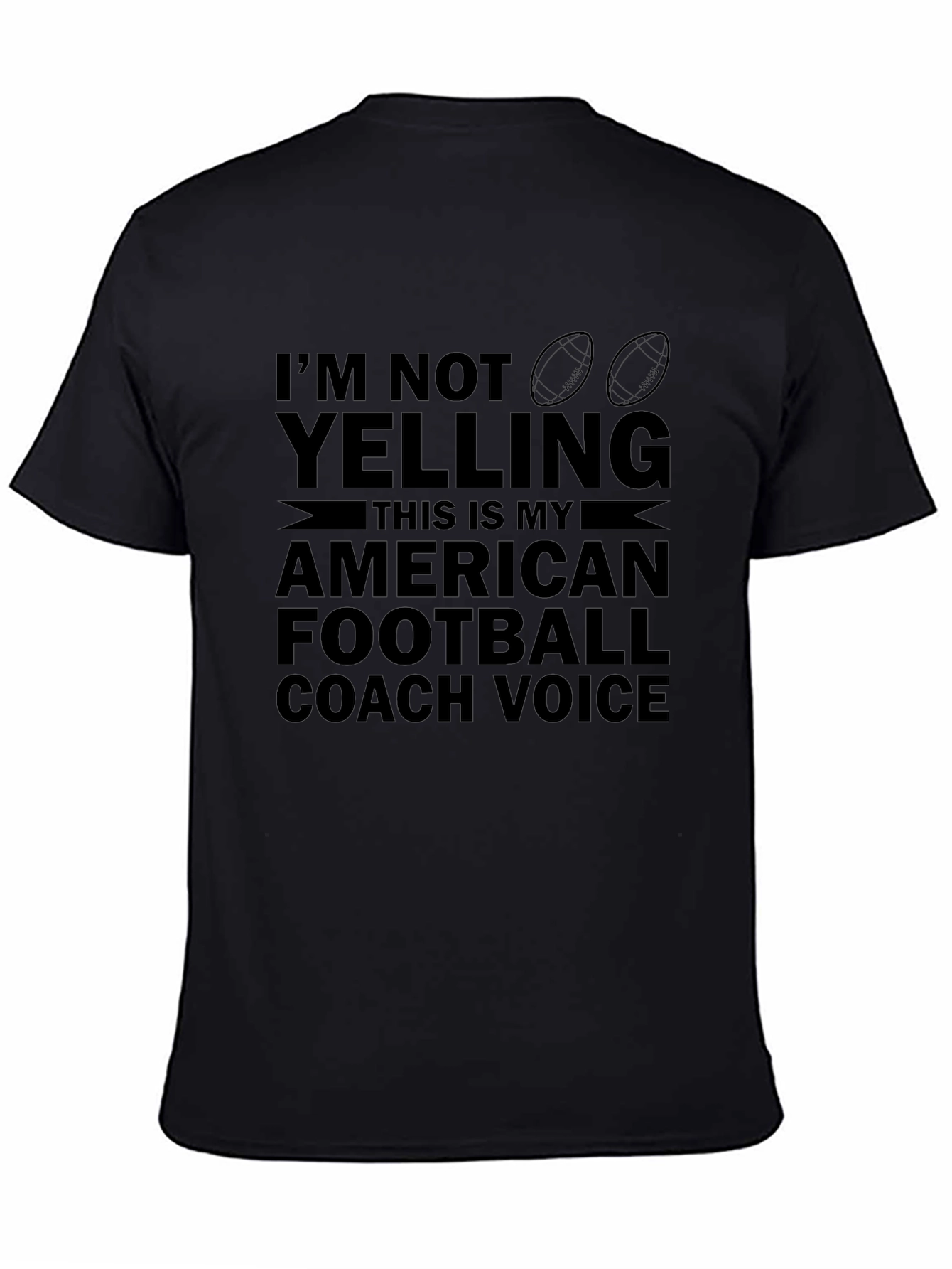 Football Coach Voice T-Shirt - Novelty Apparel