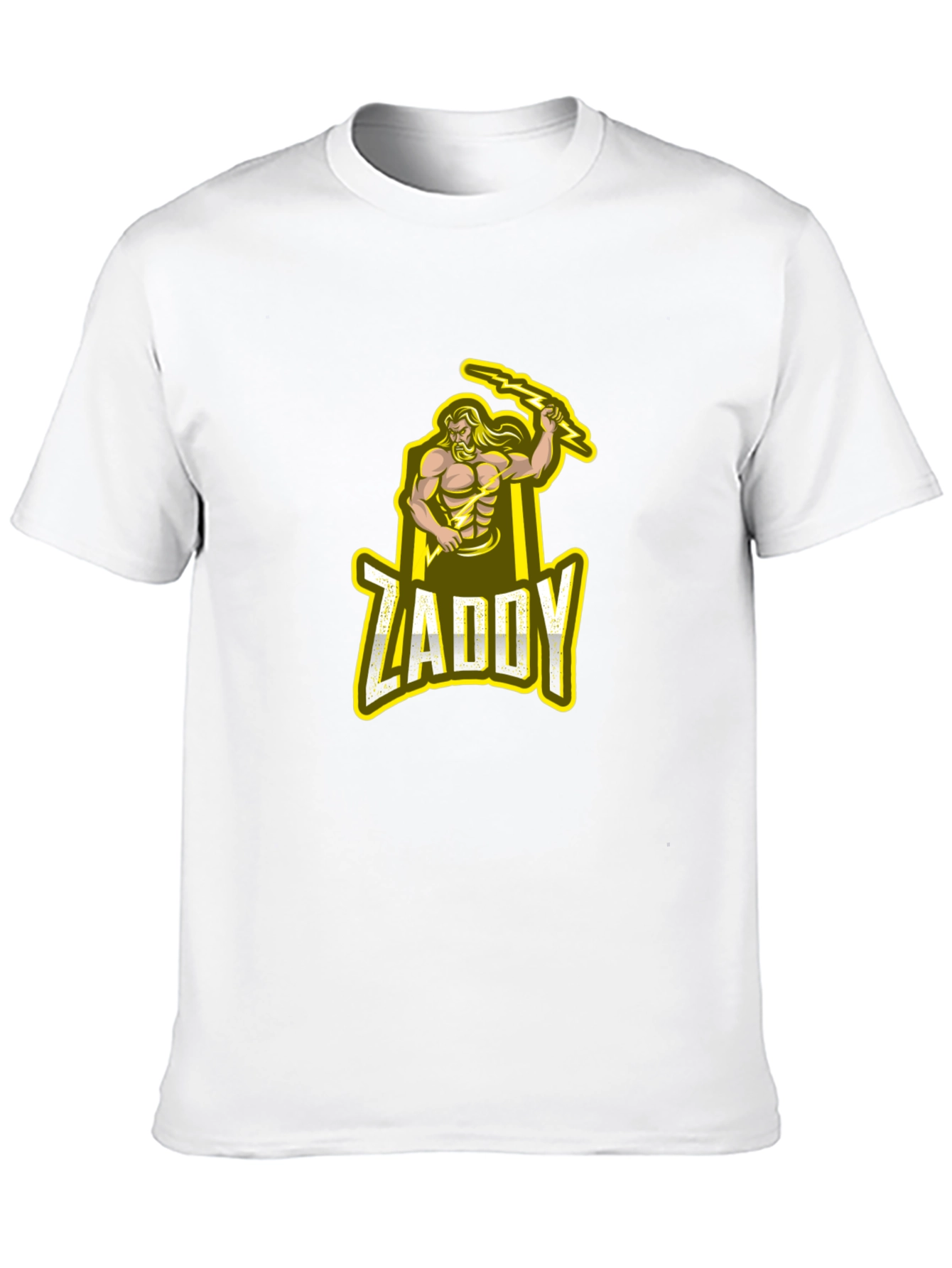 Zaddy T-Shirt - Black Cotton Tee with Graphic Print