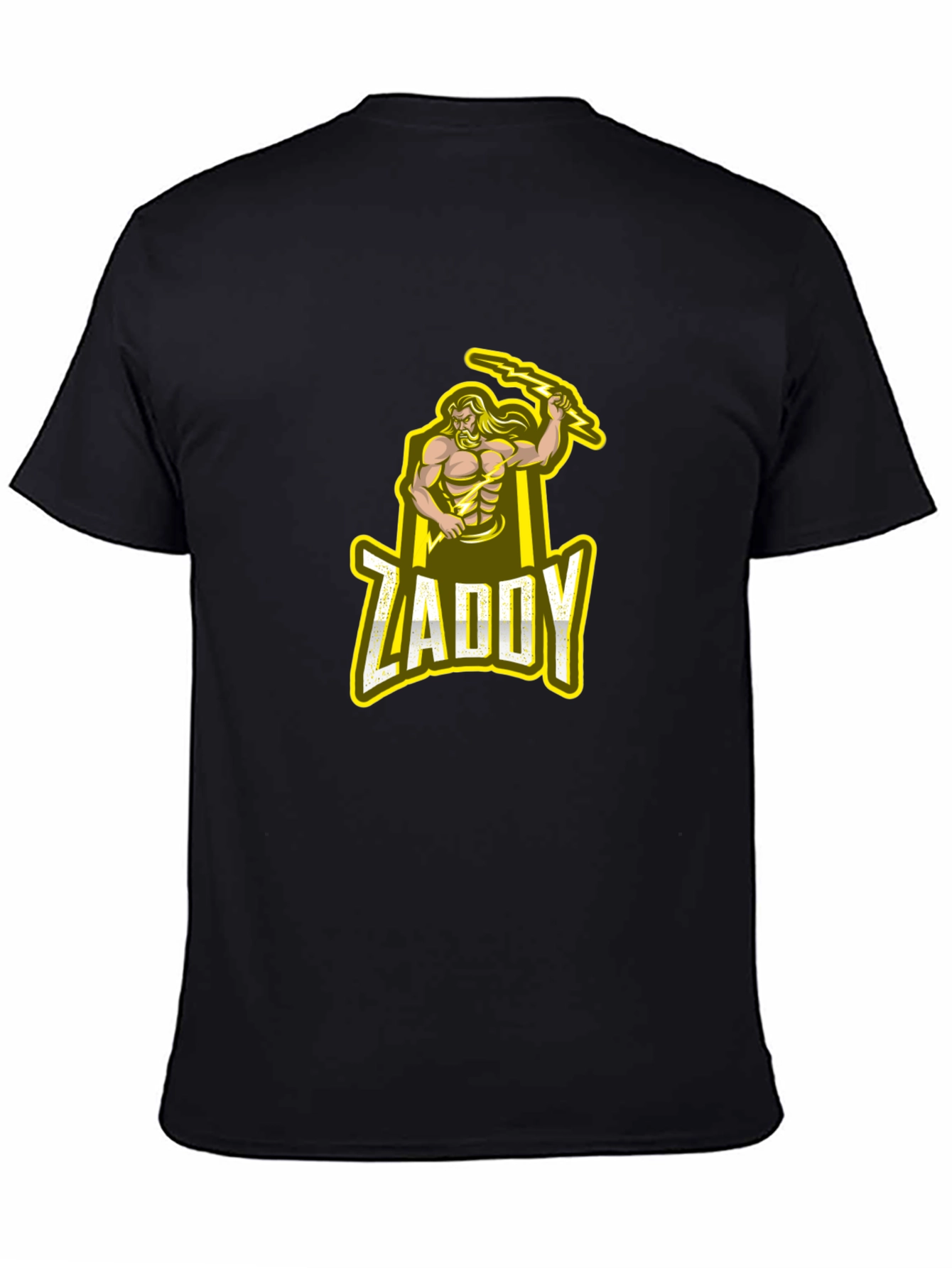 Zaddy T-Shirt - Black Cotton Tee with Graphic Print