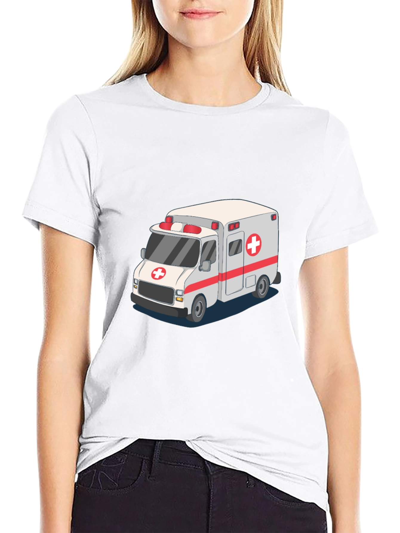 Ambulance Graphic Tee - Medical Hero Tribute