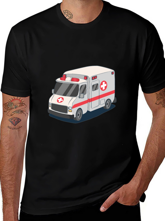 Ambulance Graphic Tee - Medical Hero Tribute