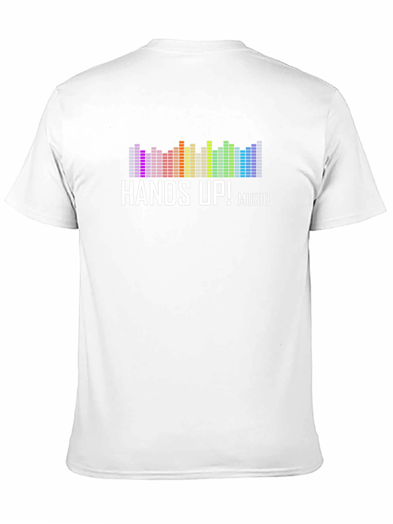 Hands Up! Music Graphic Black T-Shirt