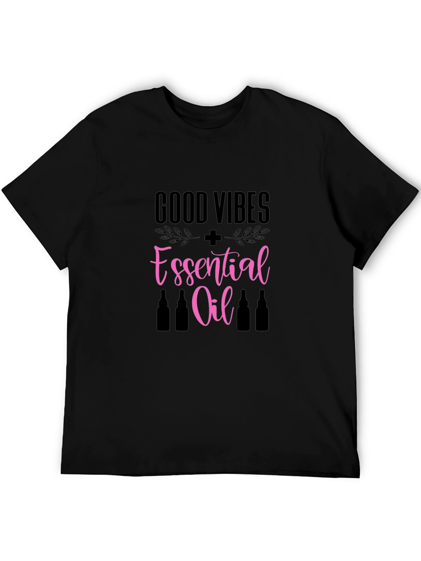Good Vibes Essential Oil Graphic T-Shirt