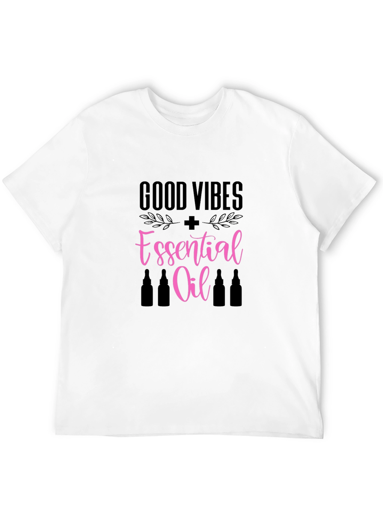 Good Vibes Essential Oil Graphic T-Shirt