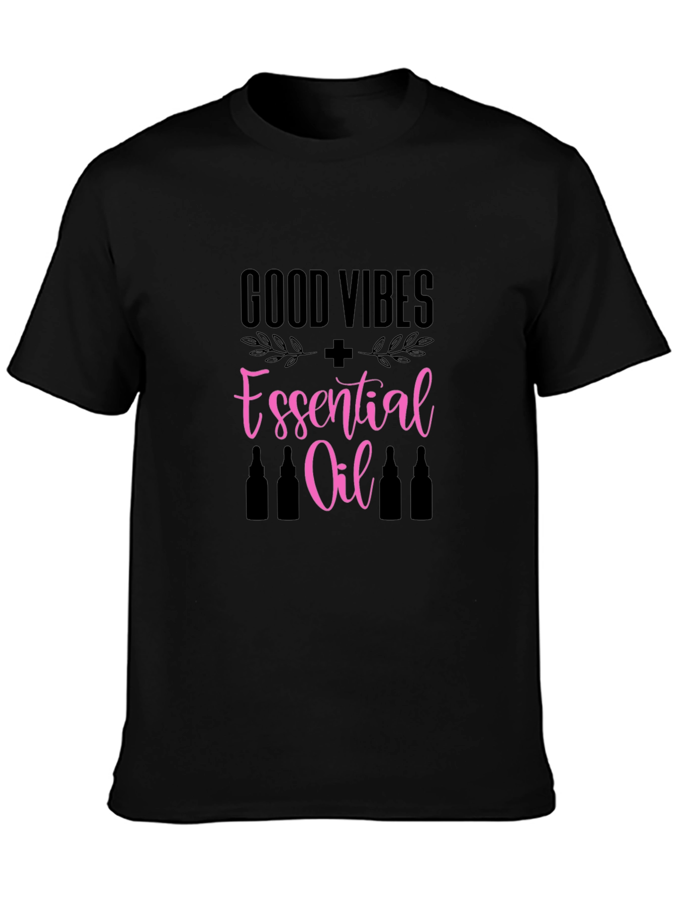 Good Vibes Essential Oil Graphic T-Shirt