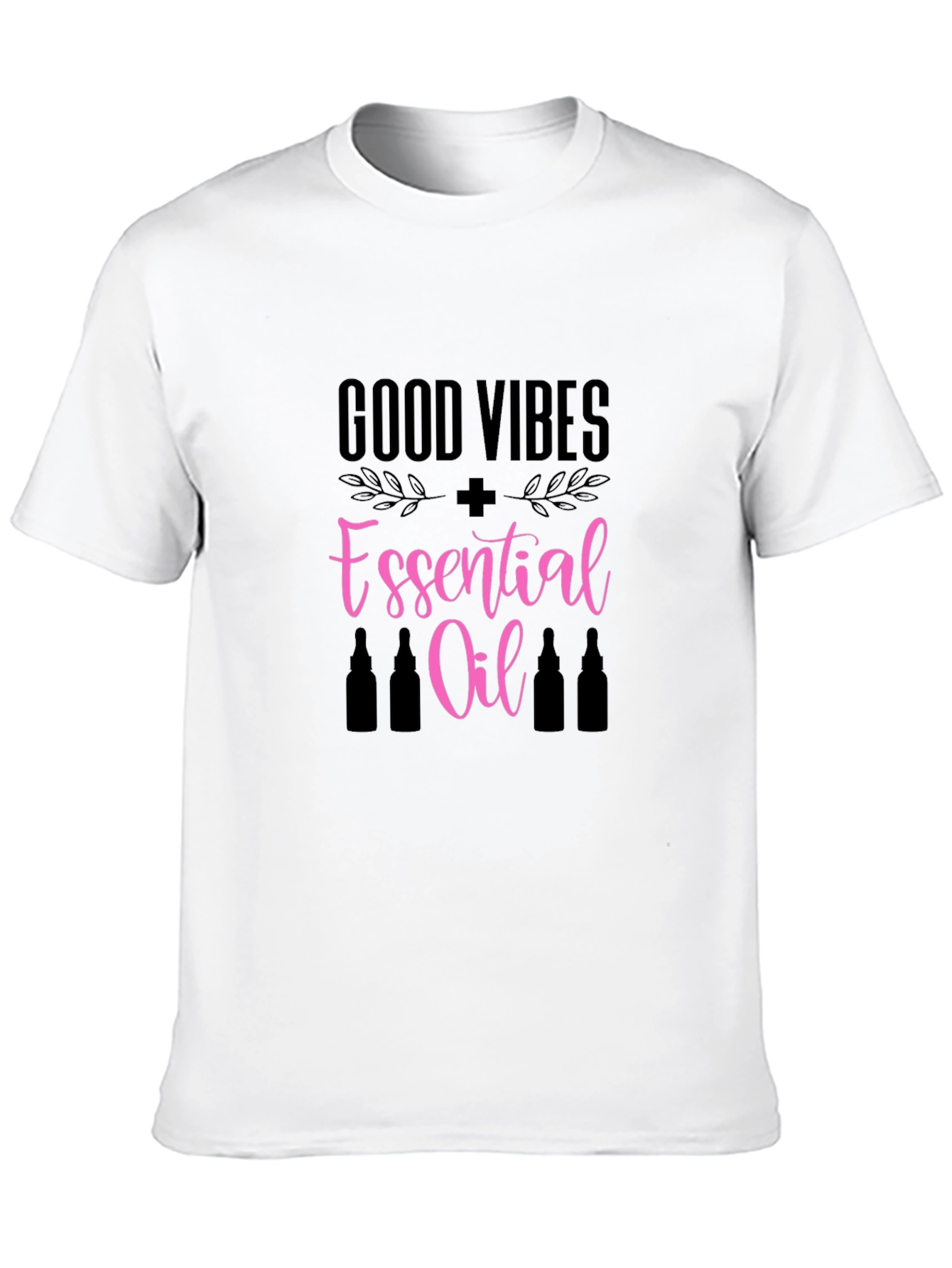 Good Vibes Essential Oil Graphic T-Shirt