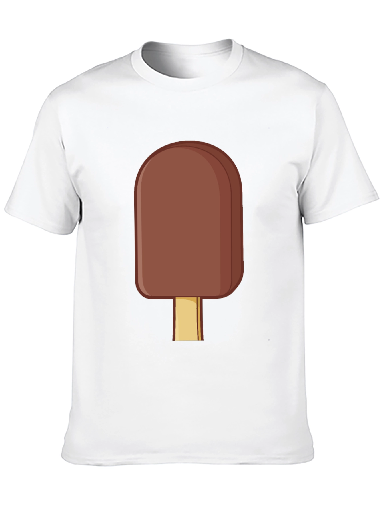 Chocolate Popsicle Graphic Tee - Novelty T-Shirt