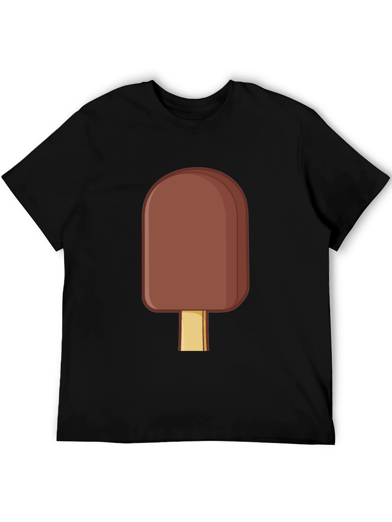 Chocolate Popsicle Graphic Tee - Novelty T-Shirt