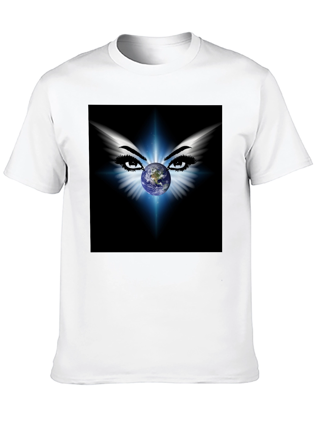 Earth Eyes Graphic Tee - Black