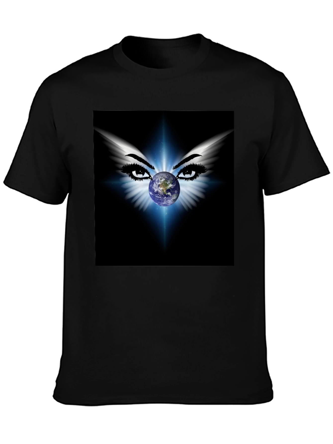 Earth Eyes Graphic Tee - Black