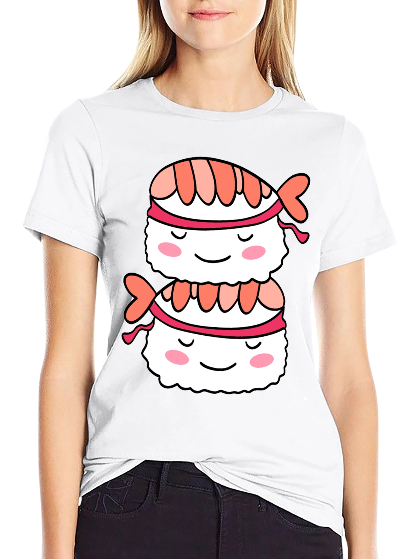 Sushi Stack Tee - Kawaii Foodie Fashion