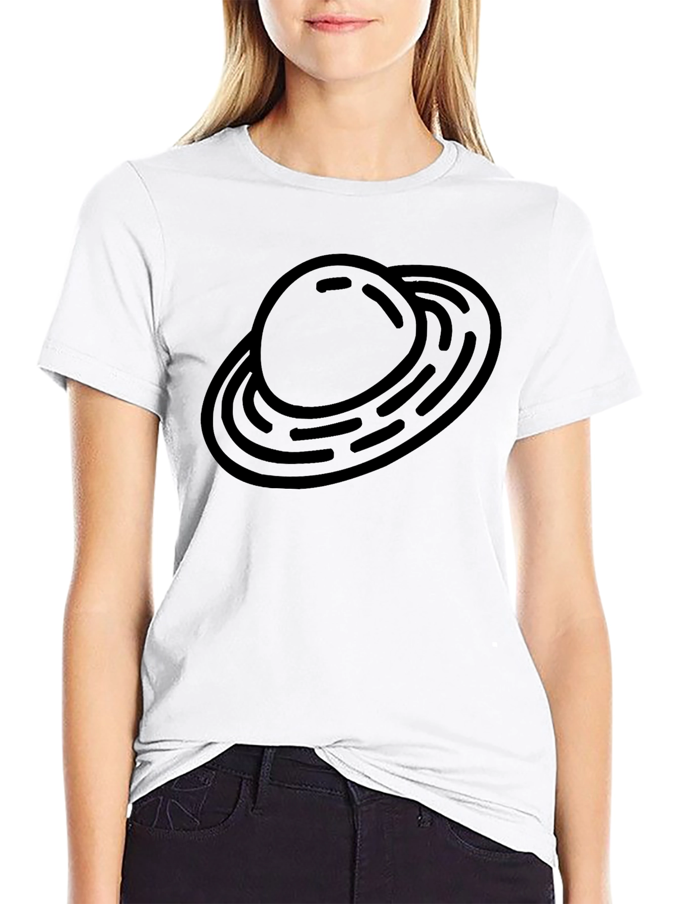 Saturn Graphic Black T-Shirt