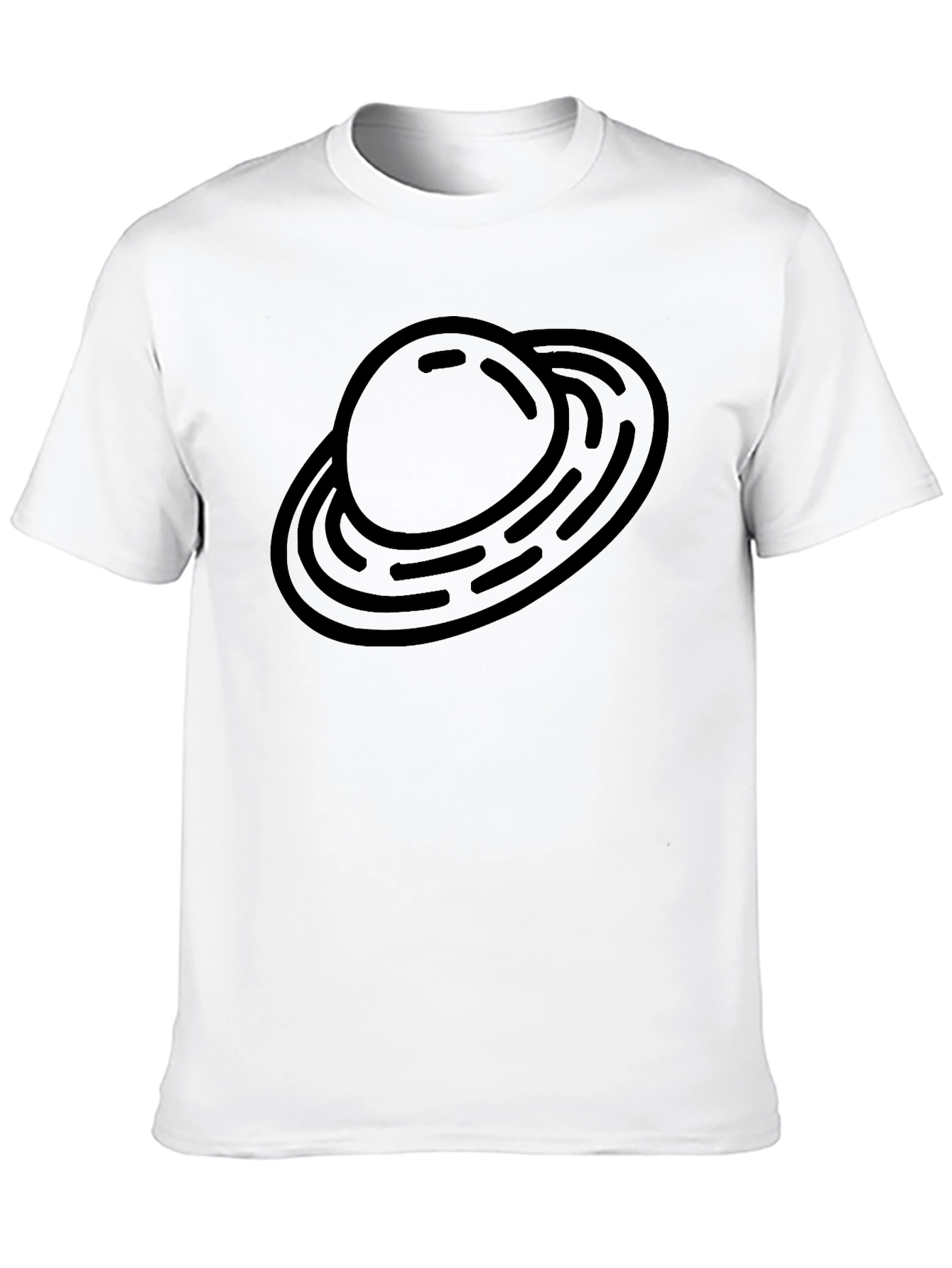Saturn Graphic Black T-Shirt