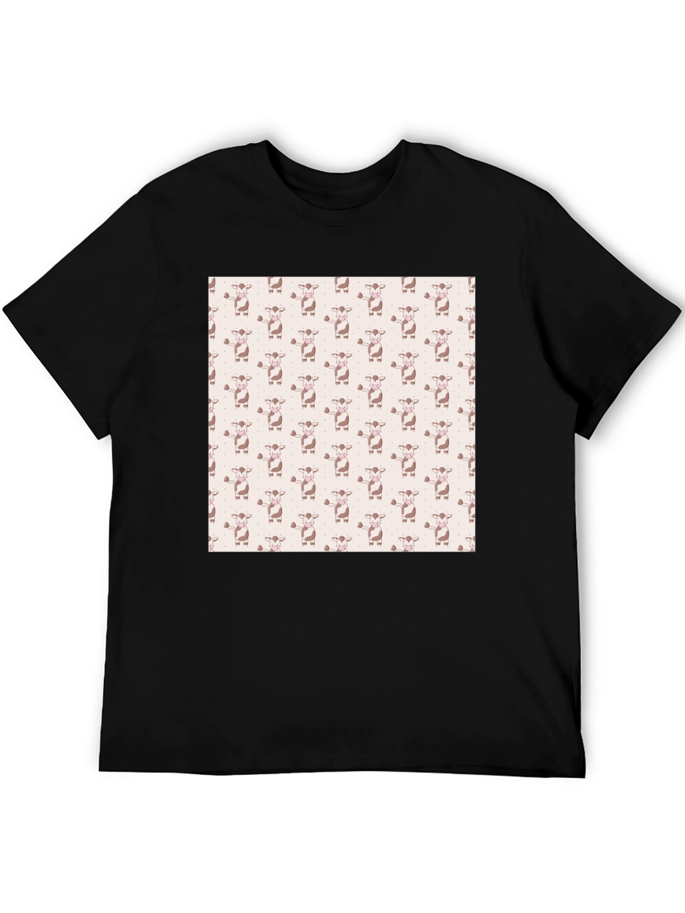 Cow Print T-Shirt - Quirky & Comfortable