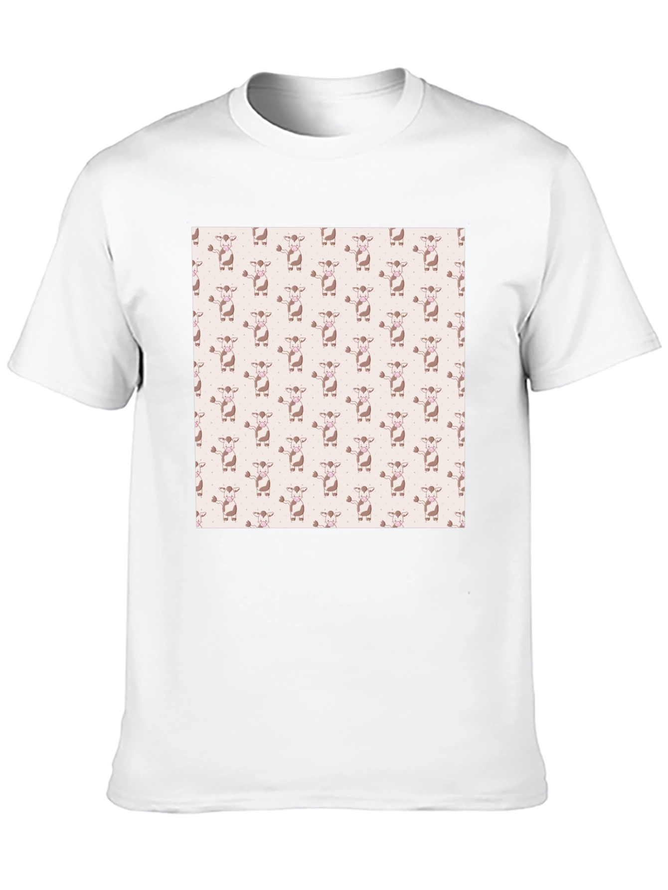 Cow Print T-Shirt - Quirky & Comfortable