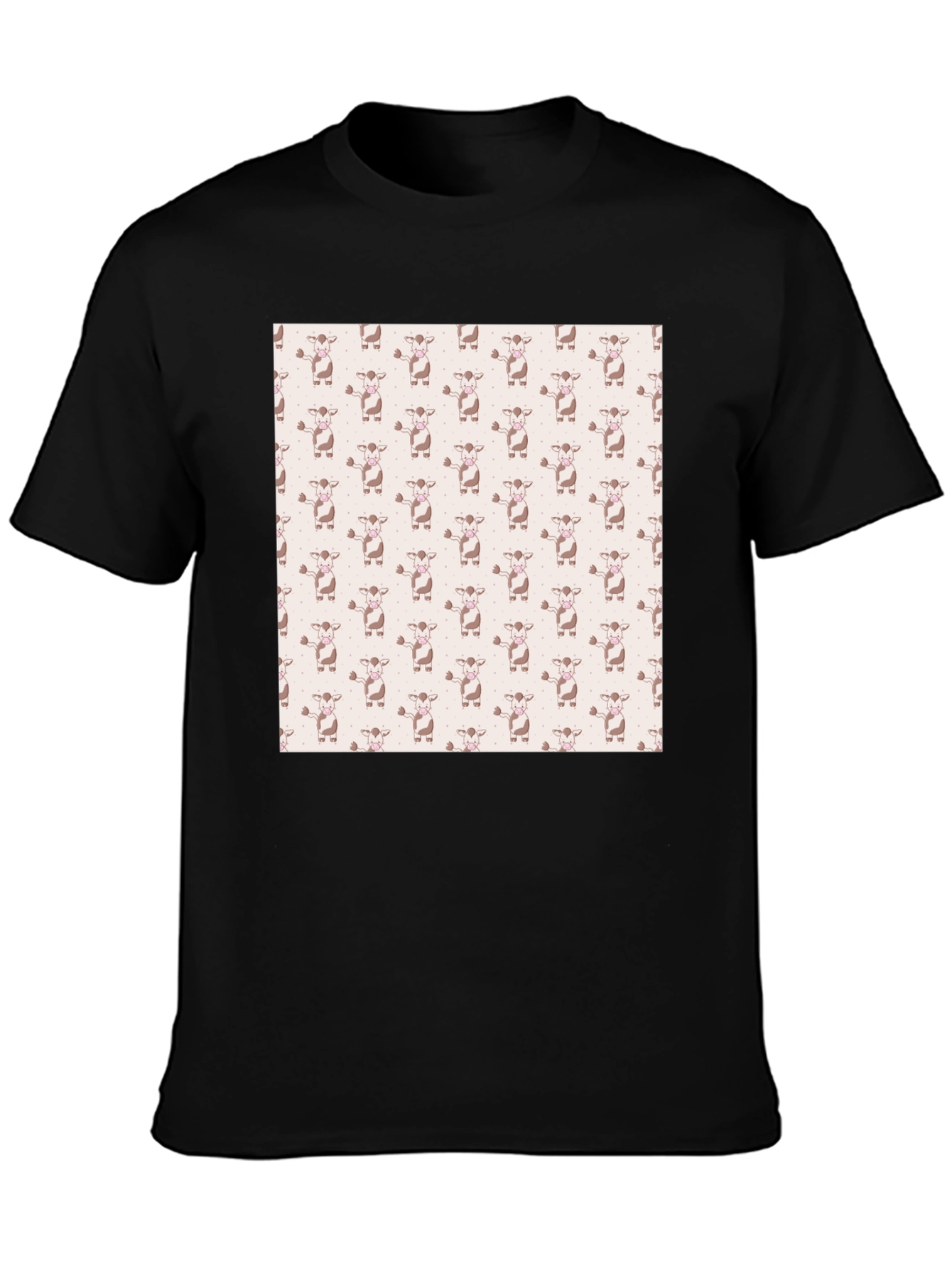 Cow Print T-Shirt - Quirky & Comfortable