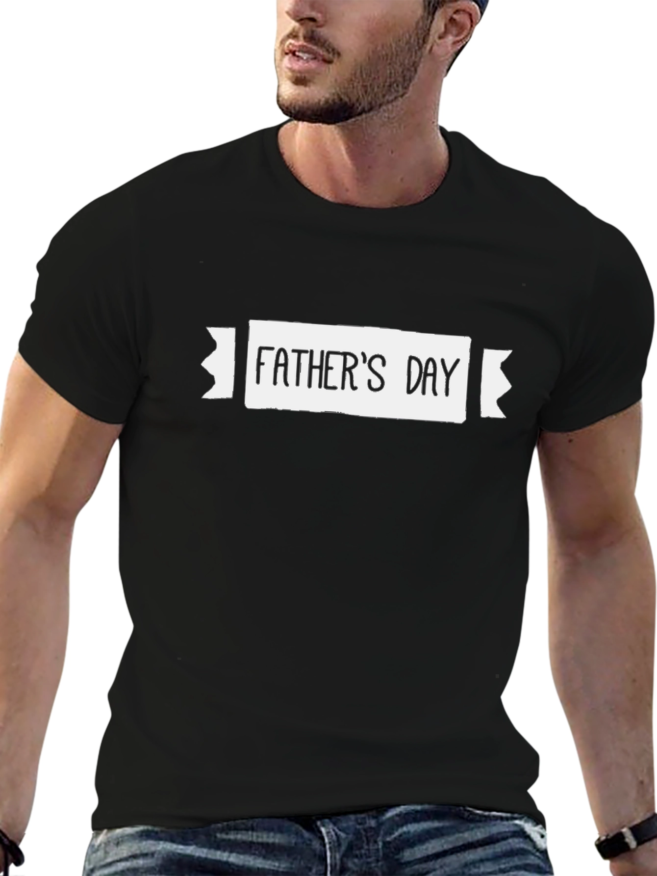 Fathers Day Graphic Tee - Black