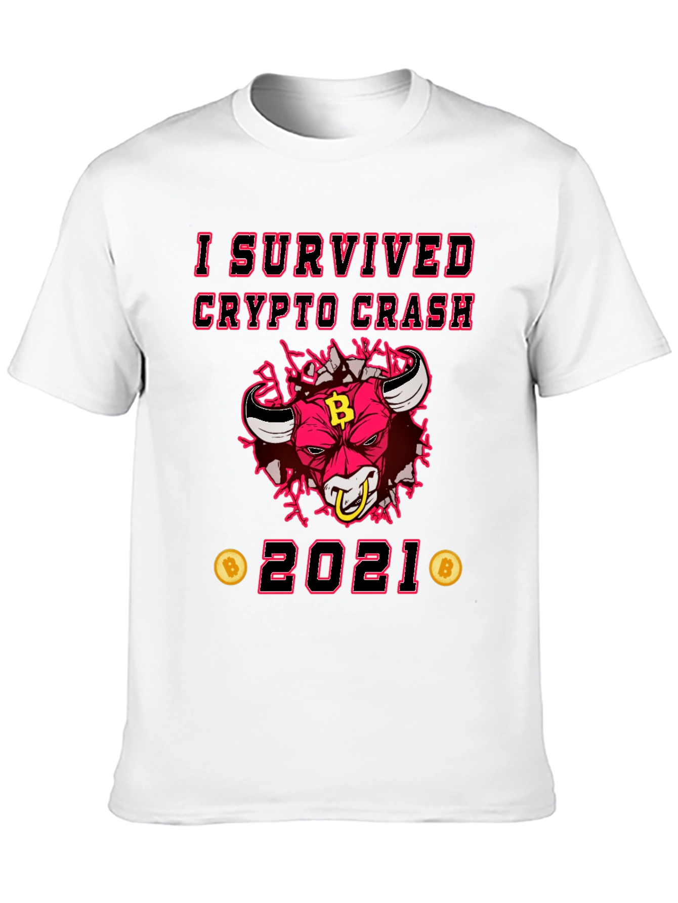 Crypto Crash 2021 Survivor Graphic Tee